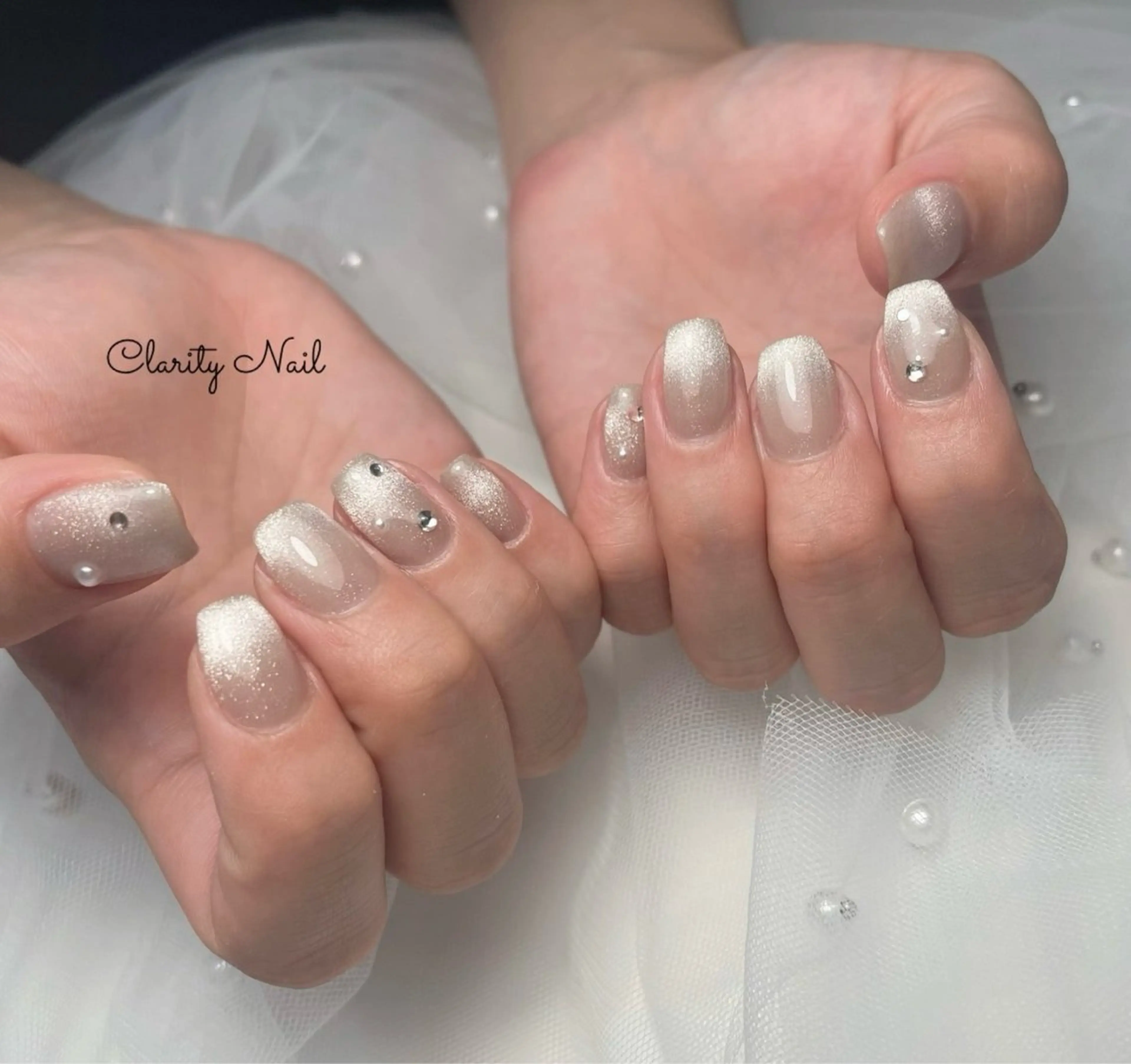 ネイル マグネットネイル ワンカラーネイル ハンドネイル Clarity Nailのネイルデザイン