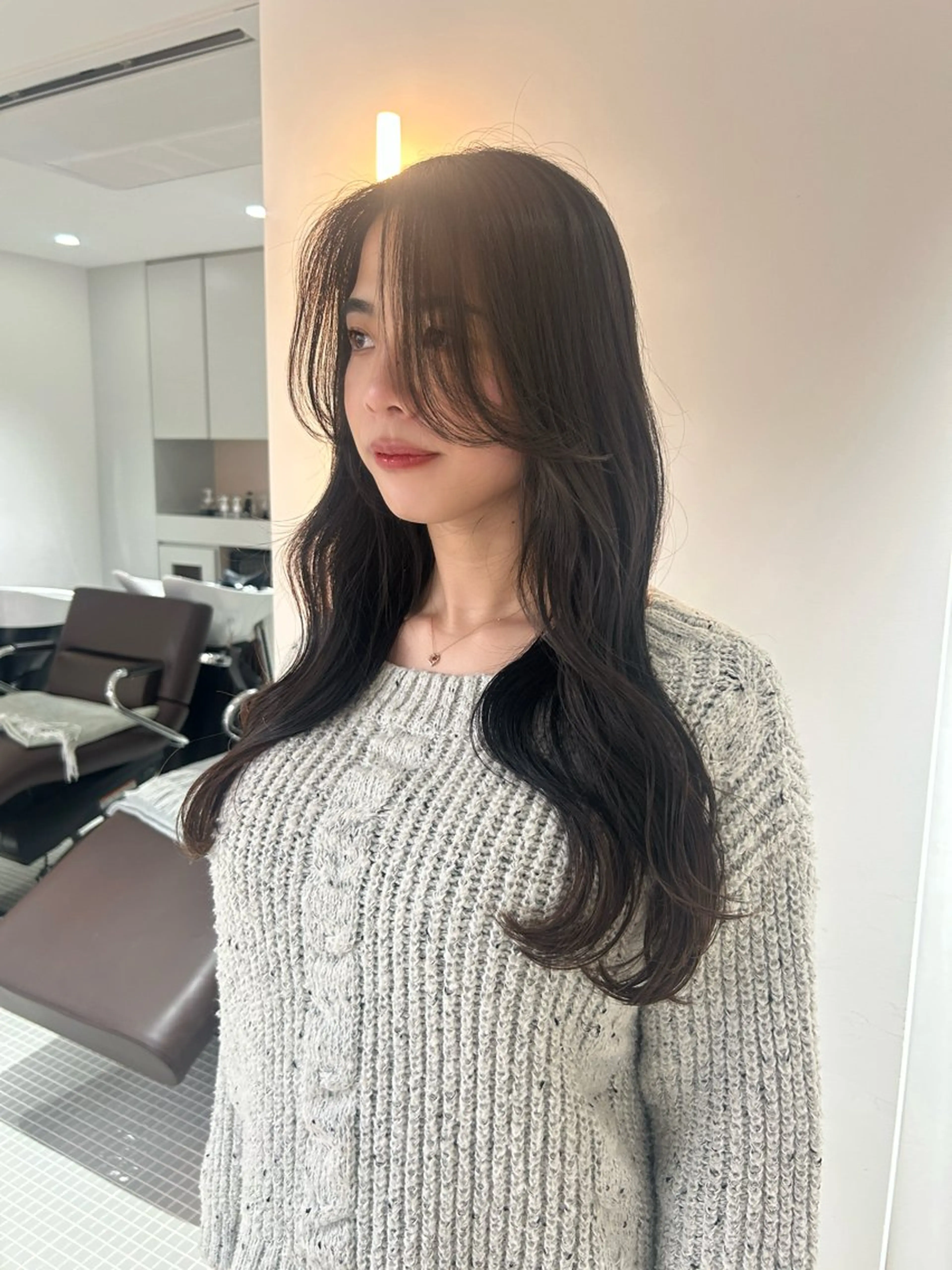 ロング れんか/ボブ/レイヤ ー/ベージュ/艶髪のヘアスタイル