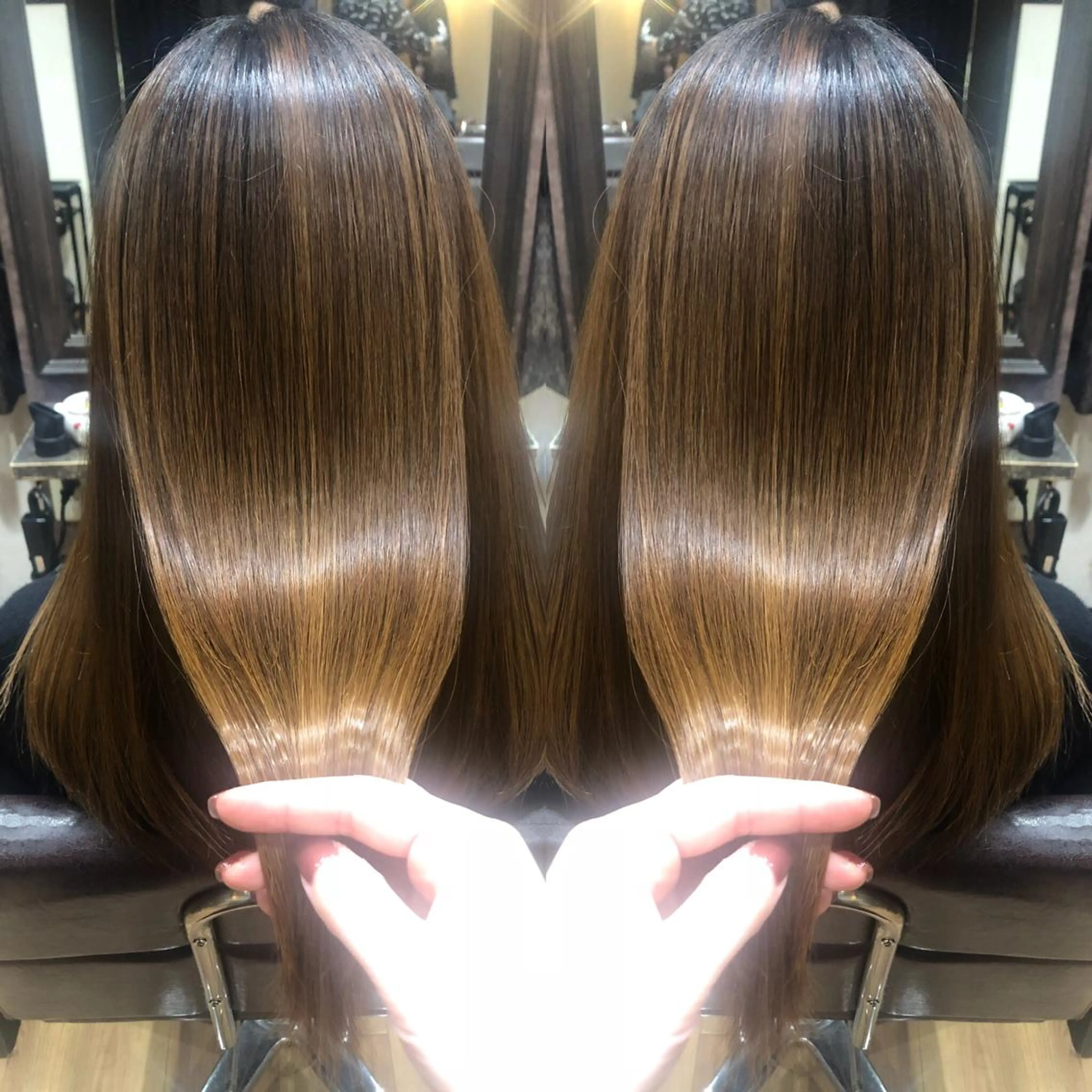 ロング カラー カット ヘアカラー トリートメント ♡美髪•艶髪♡砂川 なつきのヘアスタイル