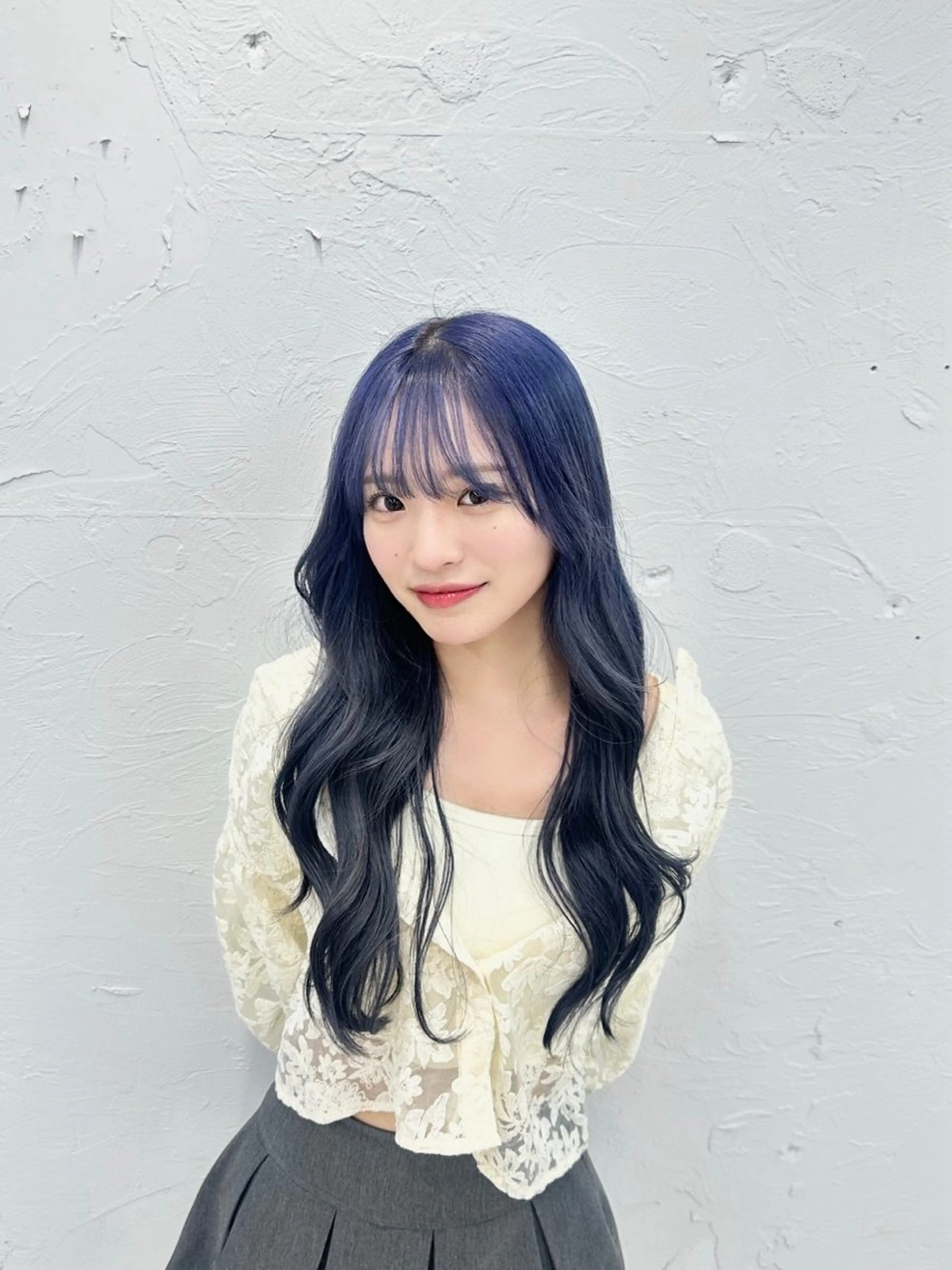 ロング カラー レイヤーカット ヘアカラー エクステ/ハイトーン /レイヤーカットのヘアスタイル