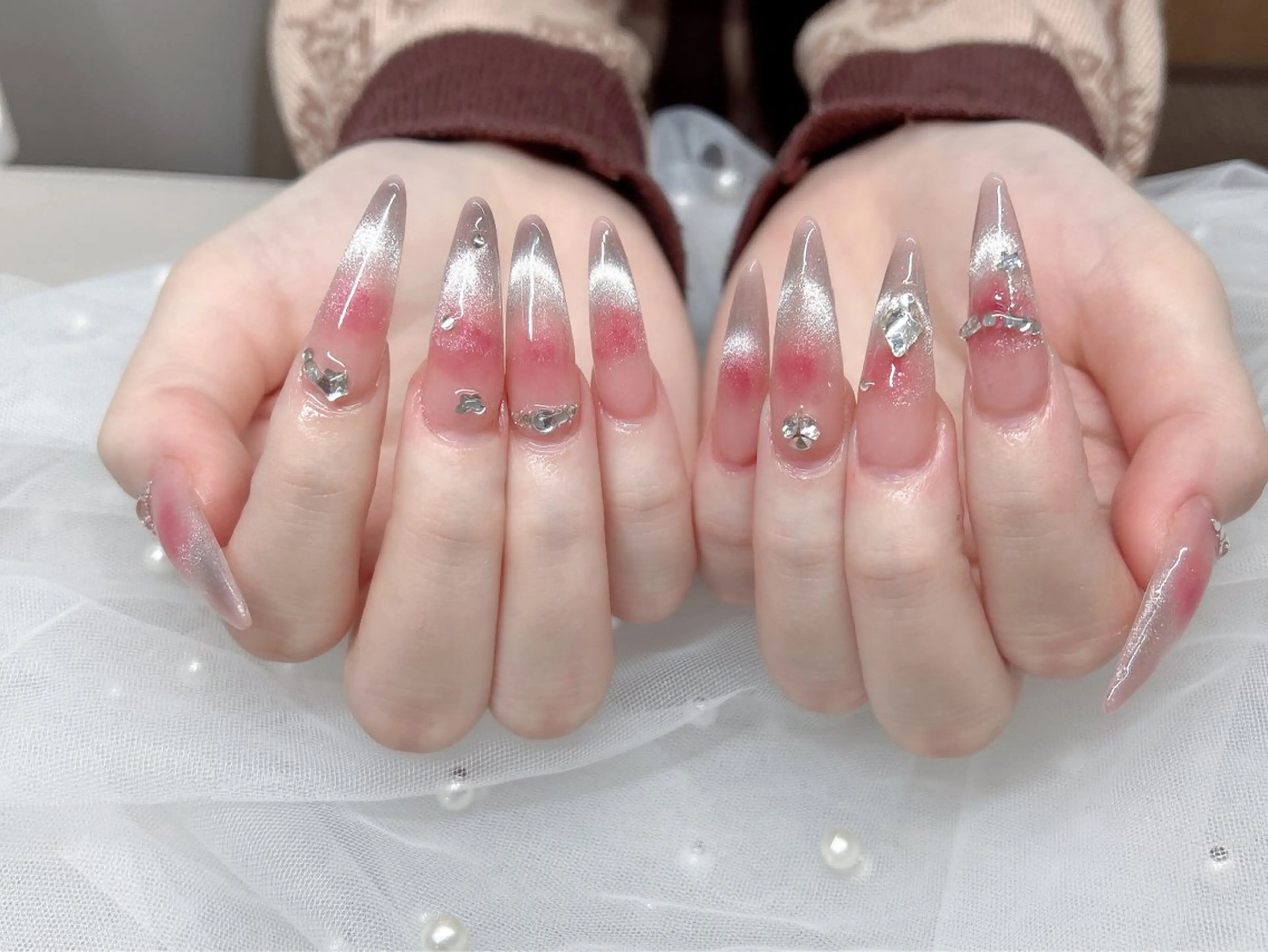 ネイル 持ち込み シンプルネイル ハンドネイル StarF nail所属・StarF 関内店のネイルデザイン