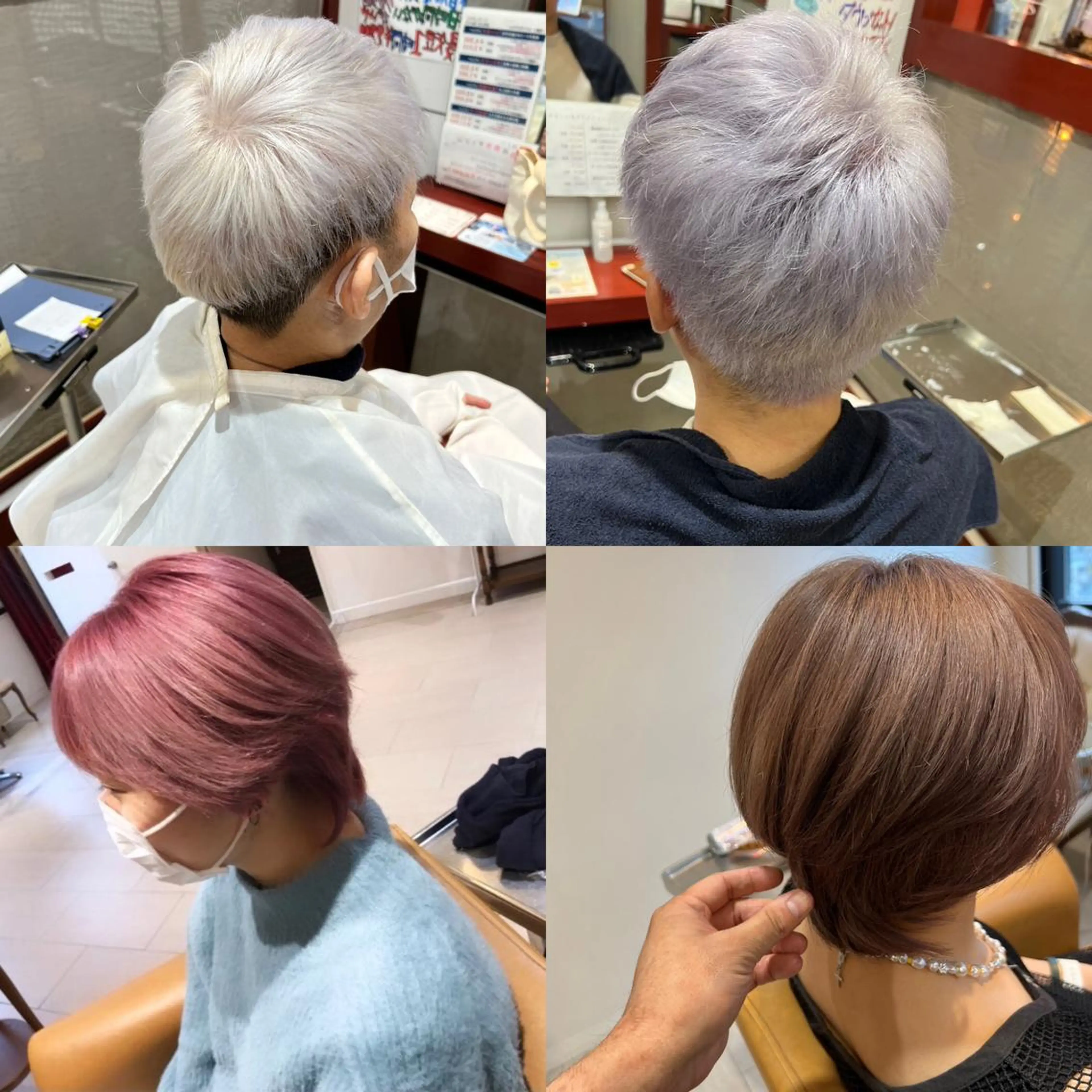 ショート ヘアカラー 坂本 優輝のヘアスタイル