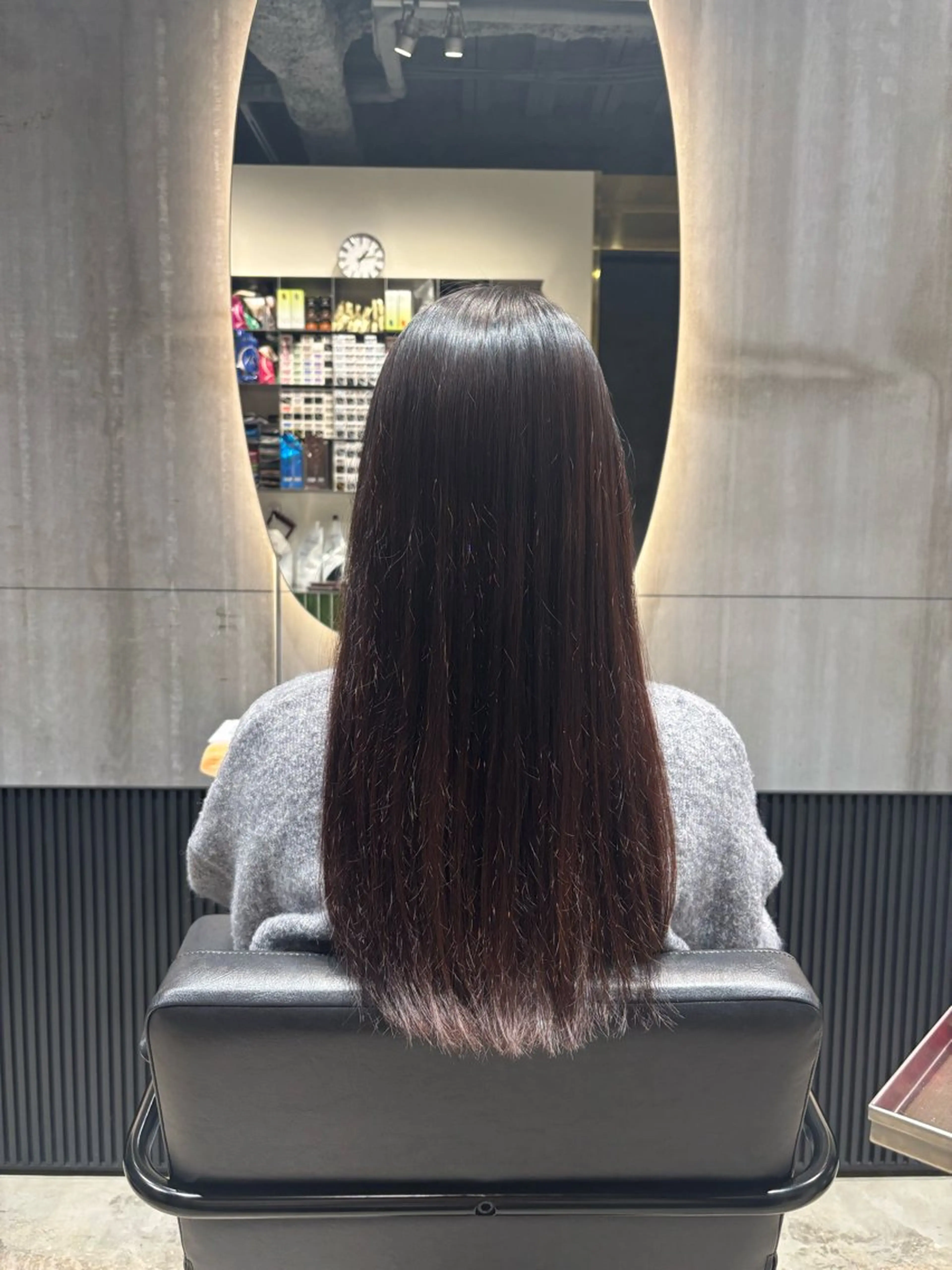 縮毛矯正の写真