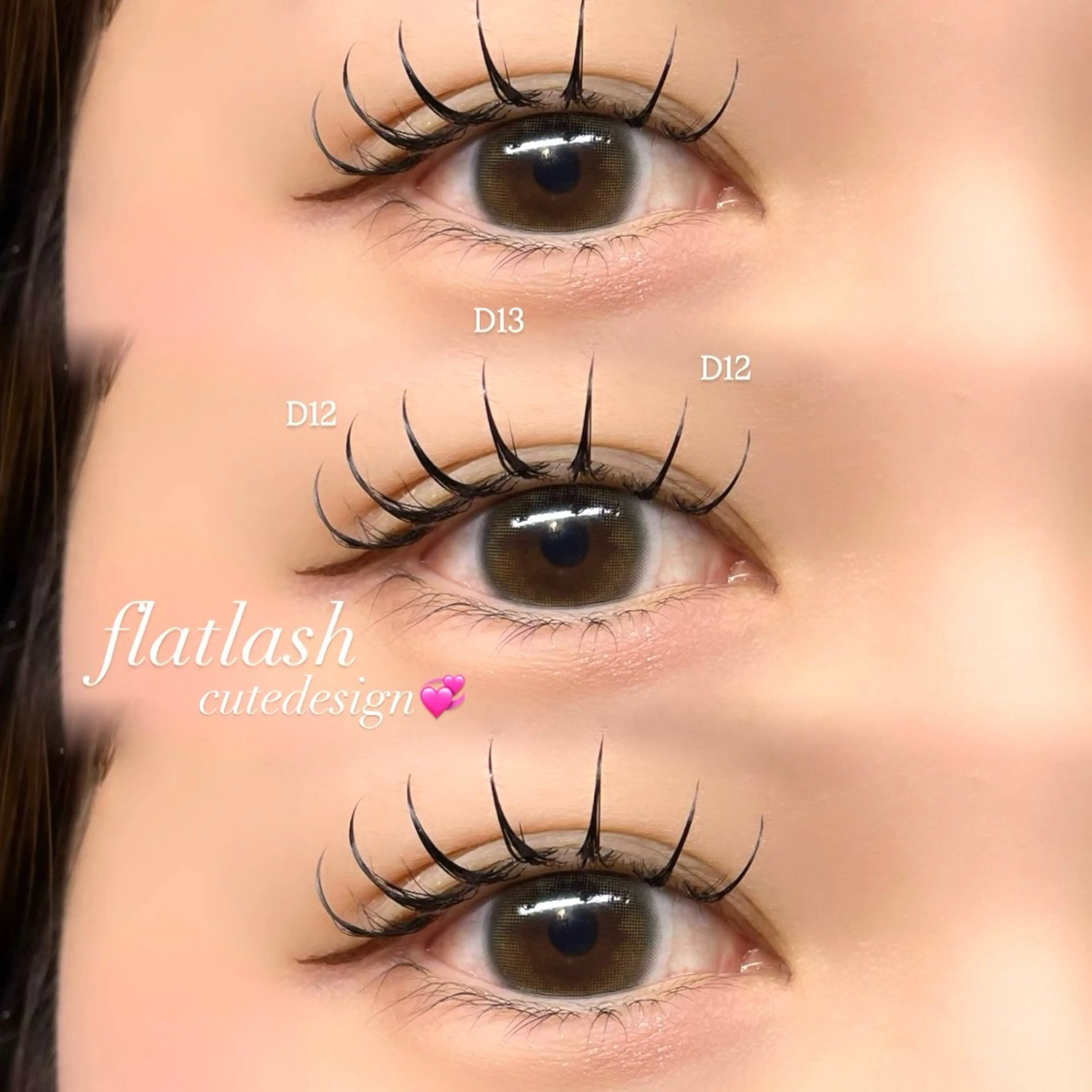 マツエク・マツパ マツエク Mell Yuuna ♡パリエク /束感のマツエク・マツパデザイン