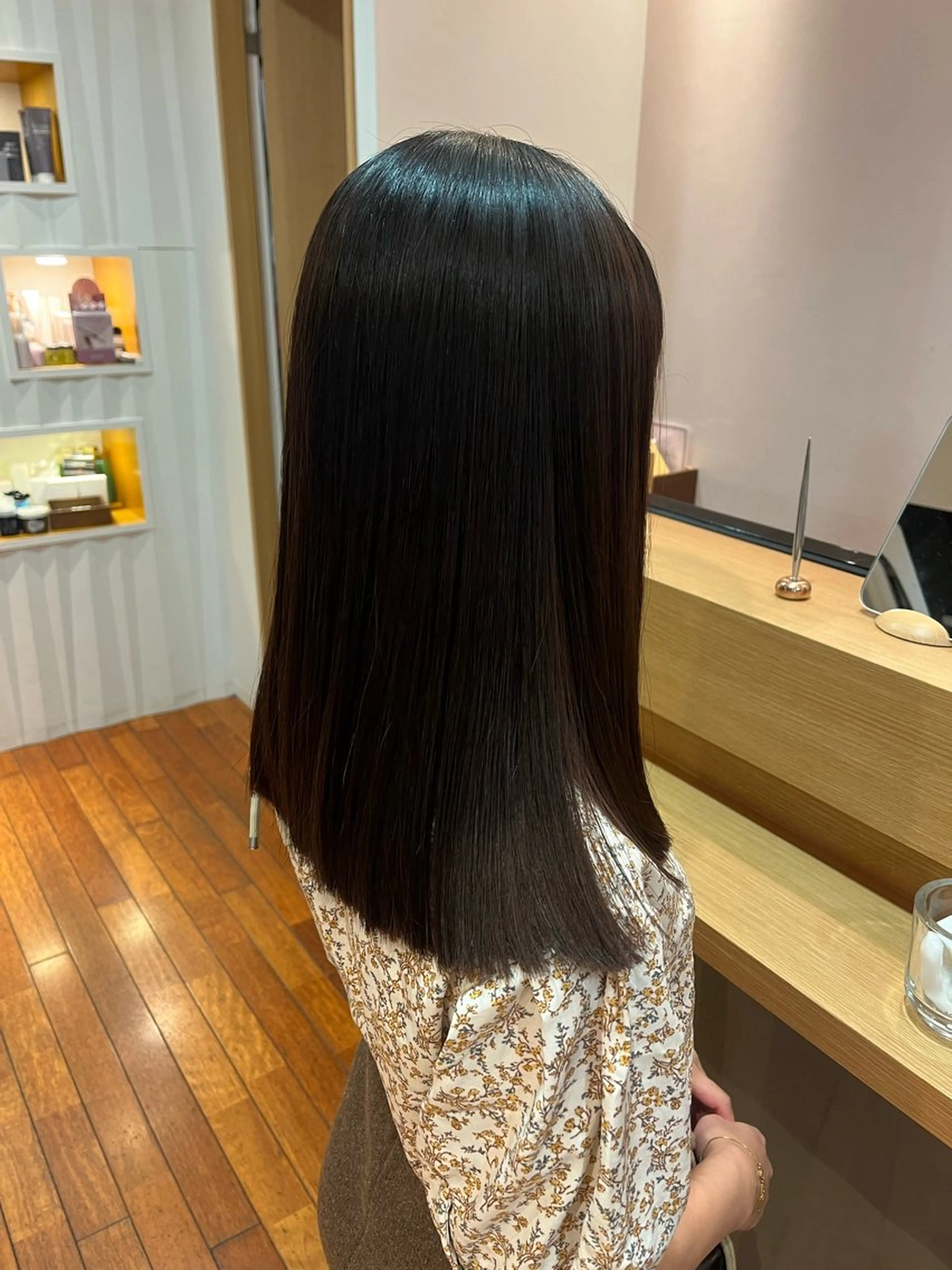 セミロング 🌸暖色カラー/ボブ 一色愛海🌸のヘアスタイル