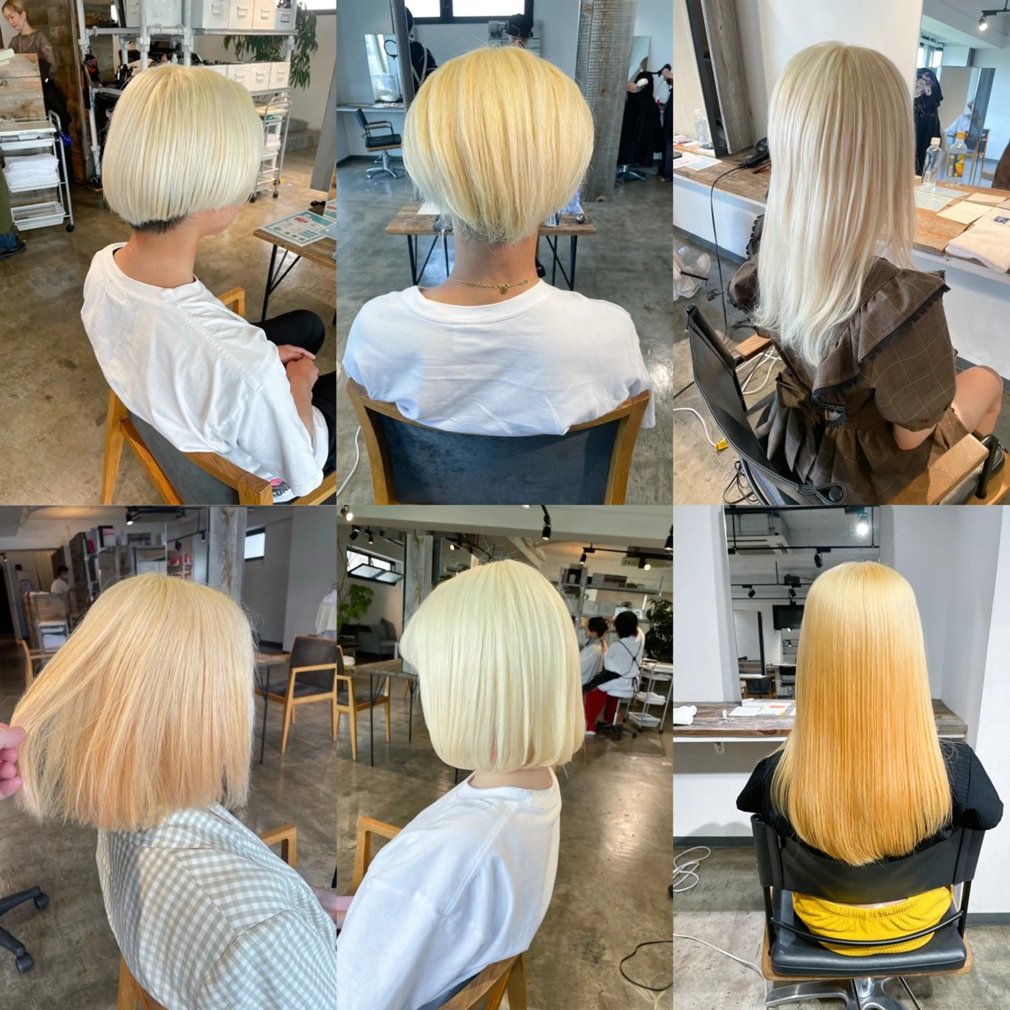 ⭐️自然なホワイトブロンドに✨ケアブリーチ抜きっぱなしカラー&トリートメント⭐️/ダブルカラー/リタッチ/ショートの写真