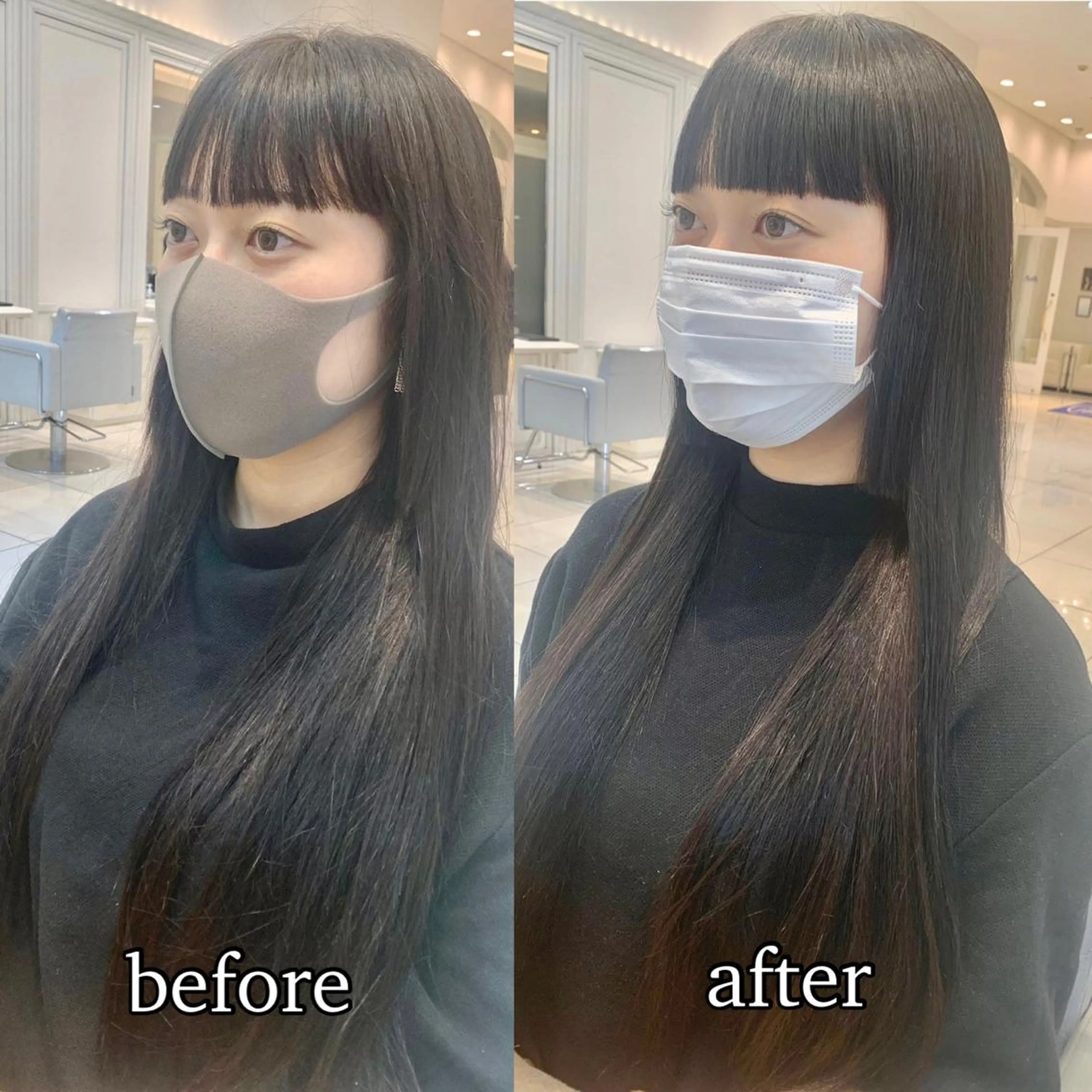 ロング カラー パーマ ヘアアレンジ メンズ キッズ ネイル マツエク・マツパ アイブロウ 《褒められる》 透明感カラー/小嶋のヘアスタイル