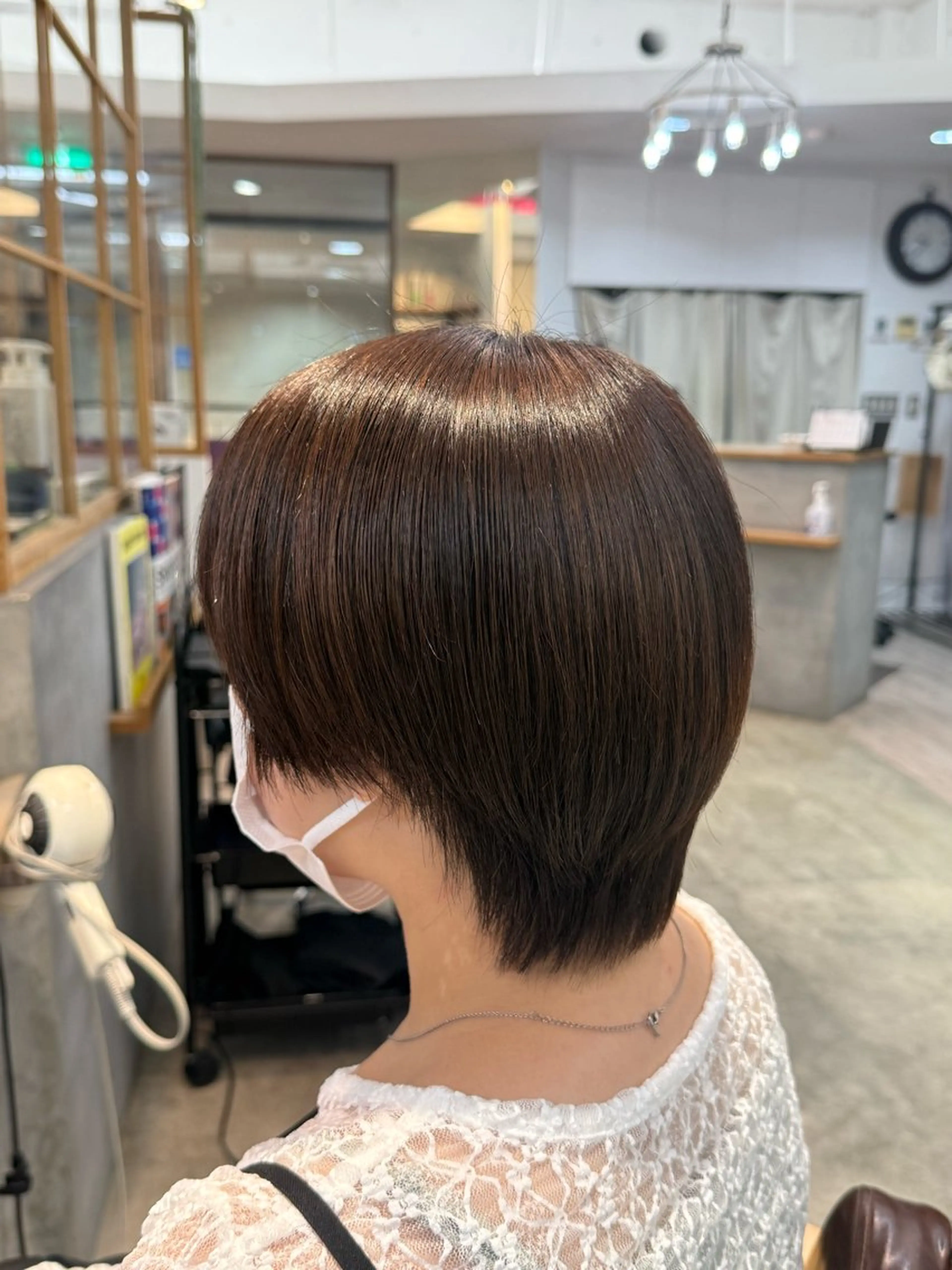 縮毛矯正 高山 穂香のヘアスタイル