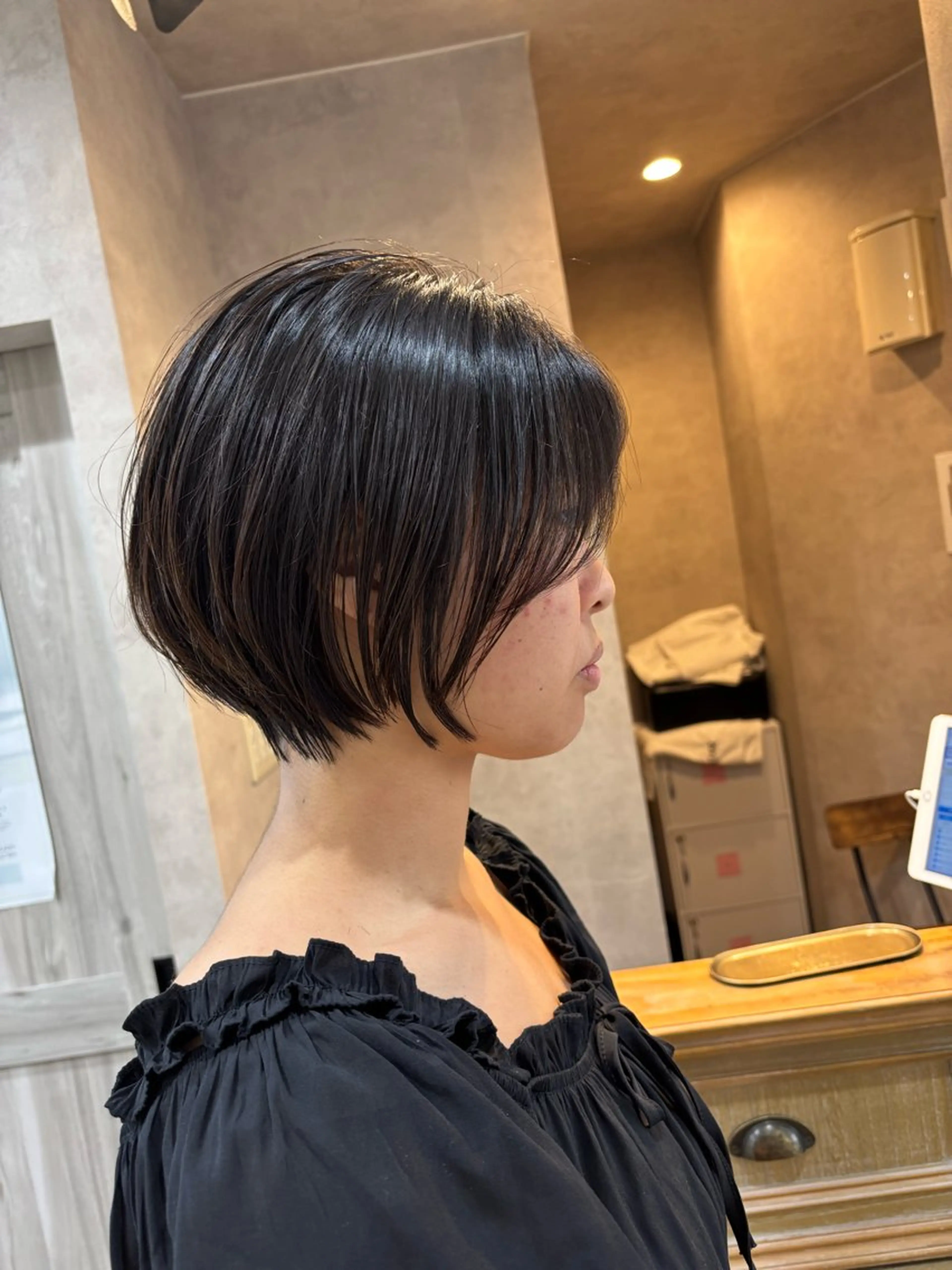 ショート カット ヘアカラー 北千住10分 肥高　壮汰のヘアスタイル