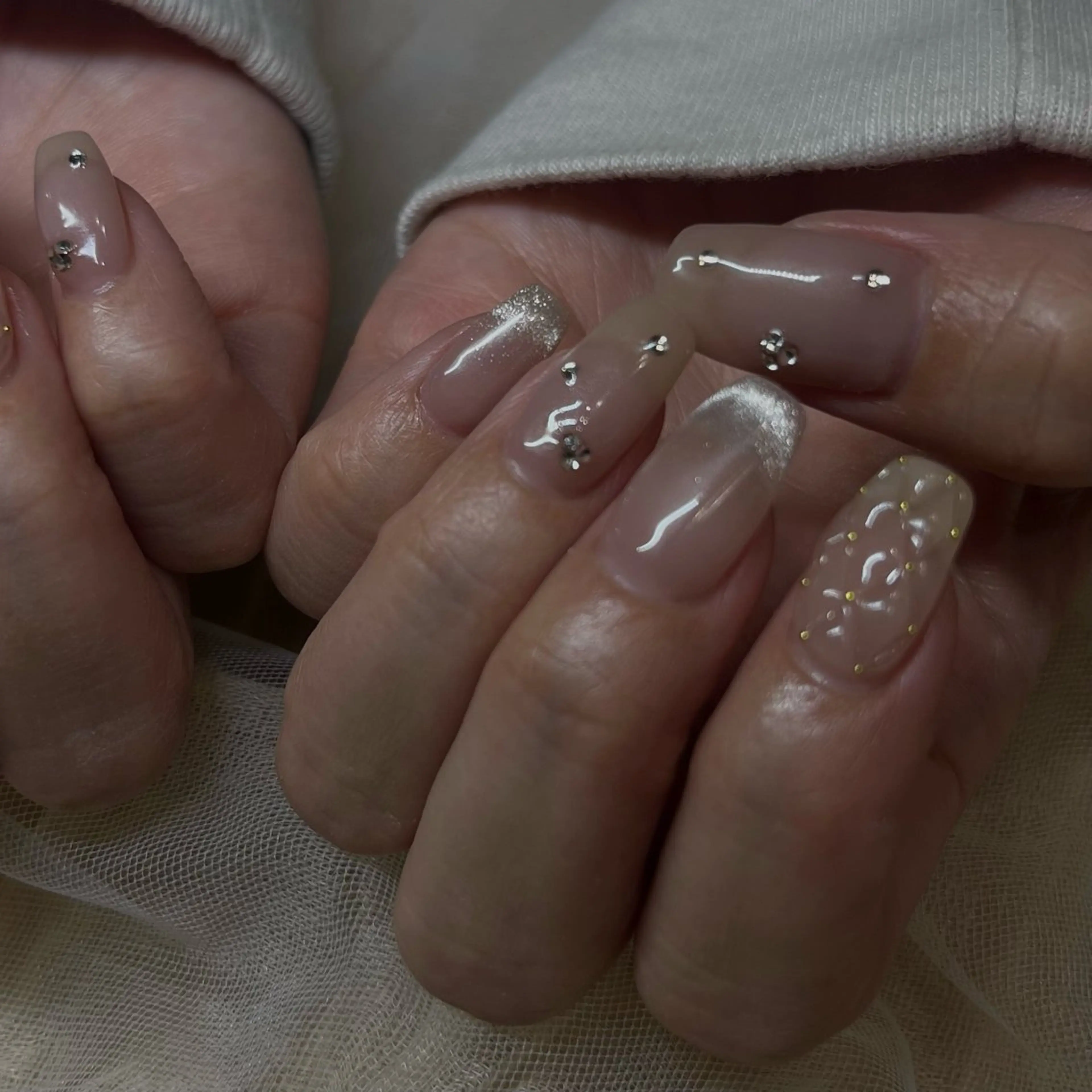 ネイル 春ネイル ハンドネイル atelier moiのネイルデザイン