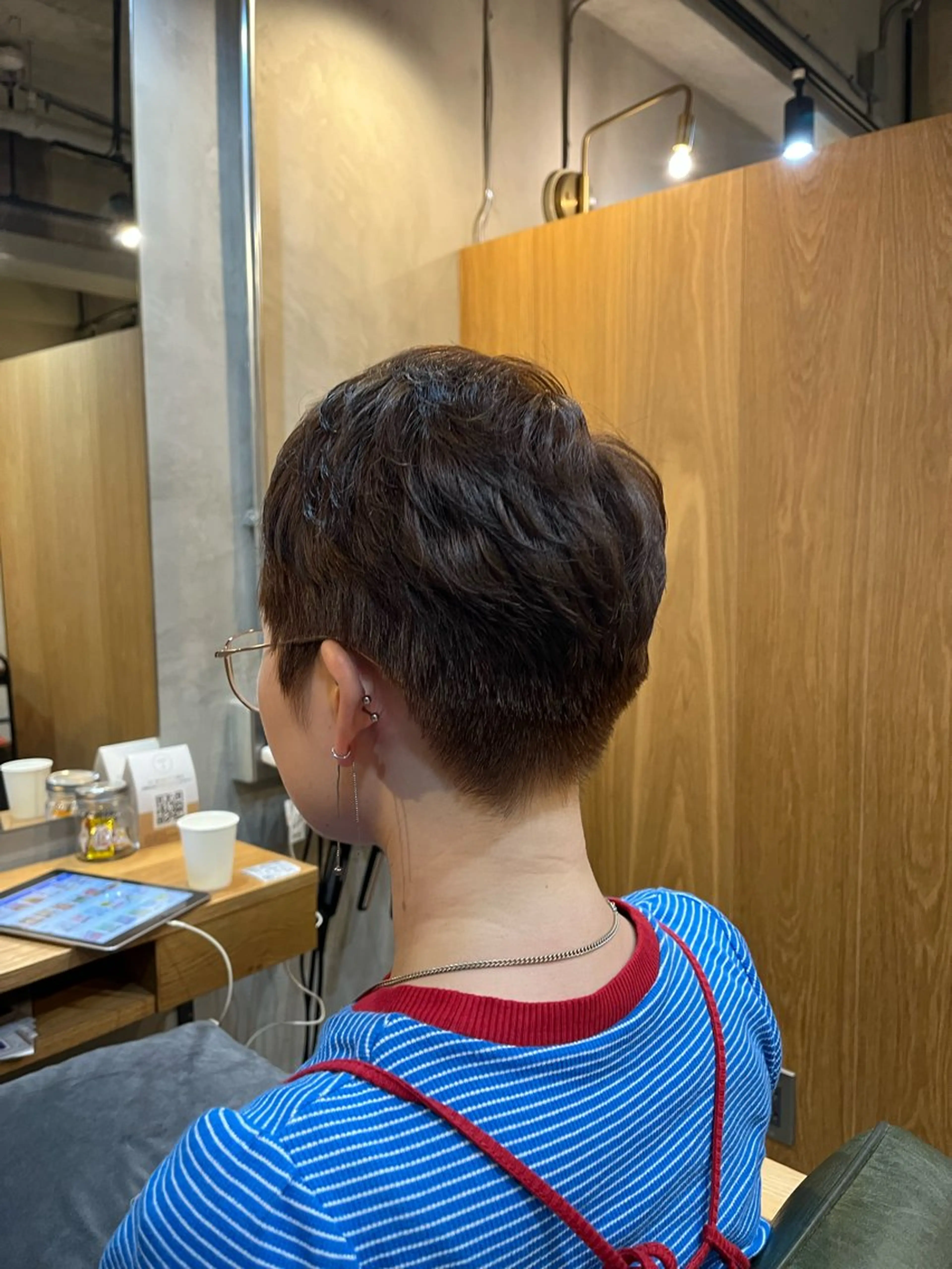 ショート ベリーショート ショートヘア sourceliebe所属・レイヤー／前髪／顔 周りakaneのヘアスタイル