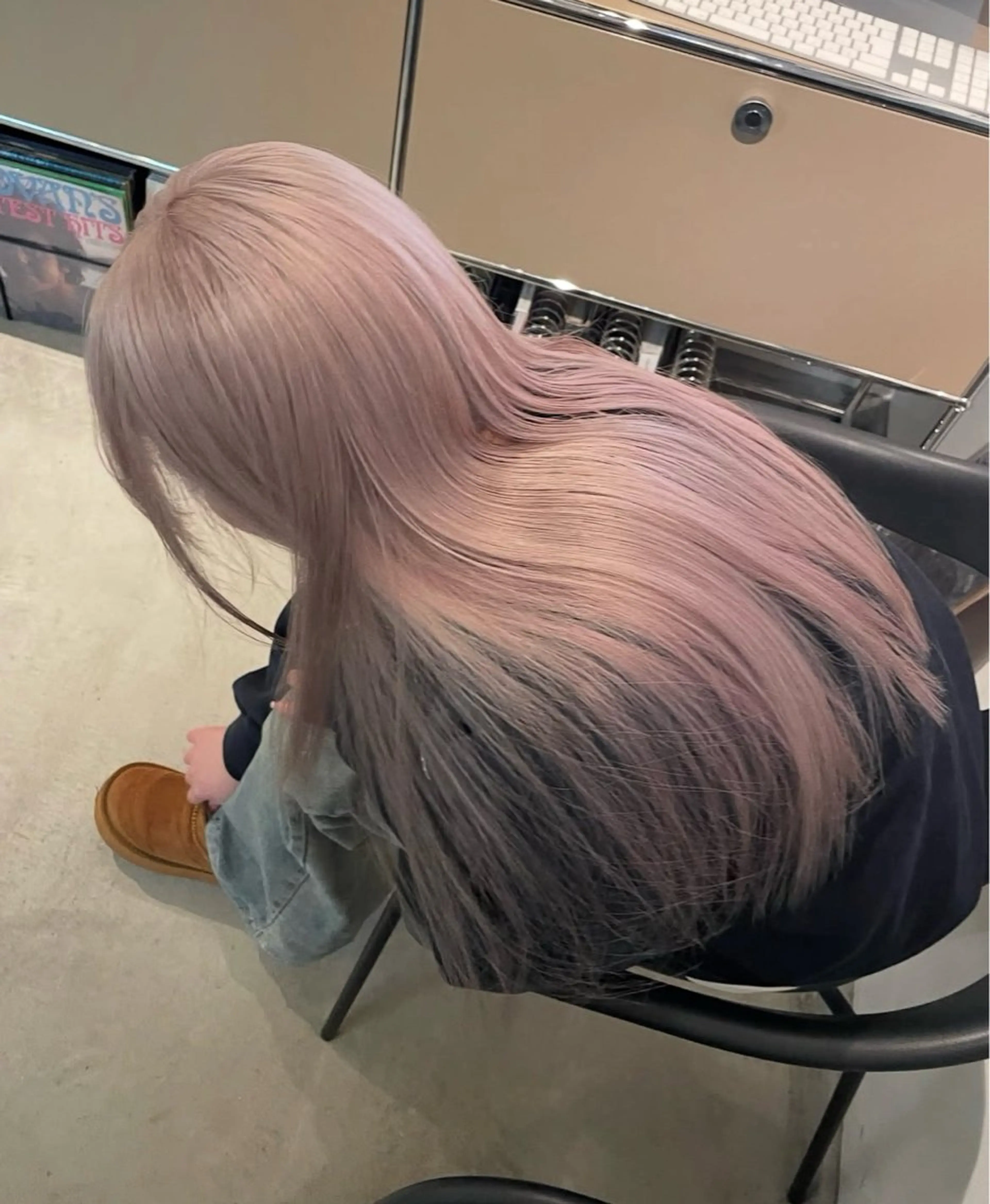 ロング カラー トリートメント nanami🏷🤎 ふんわりカラーのヘアスタイル