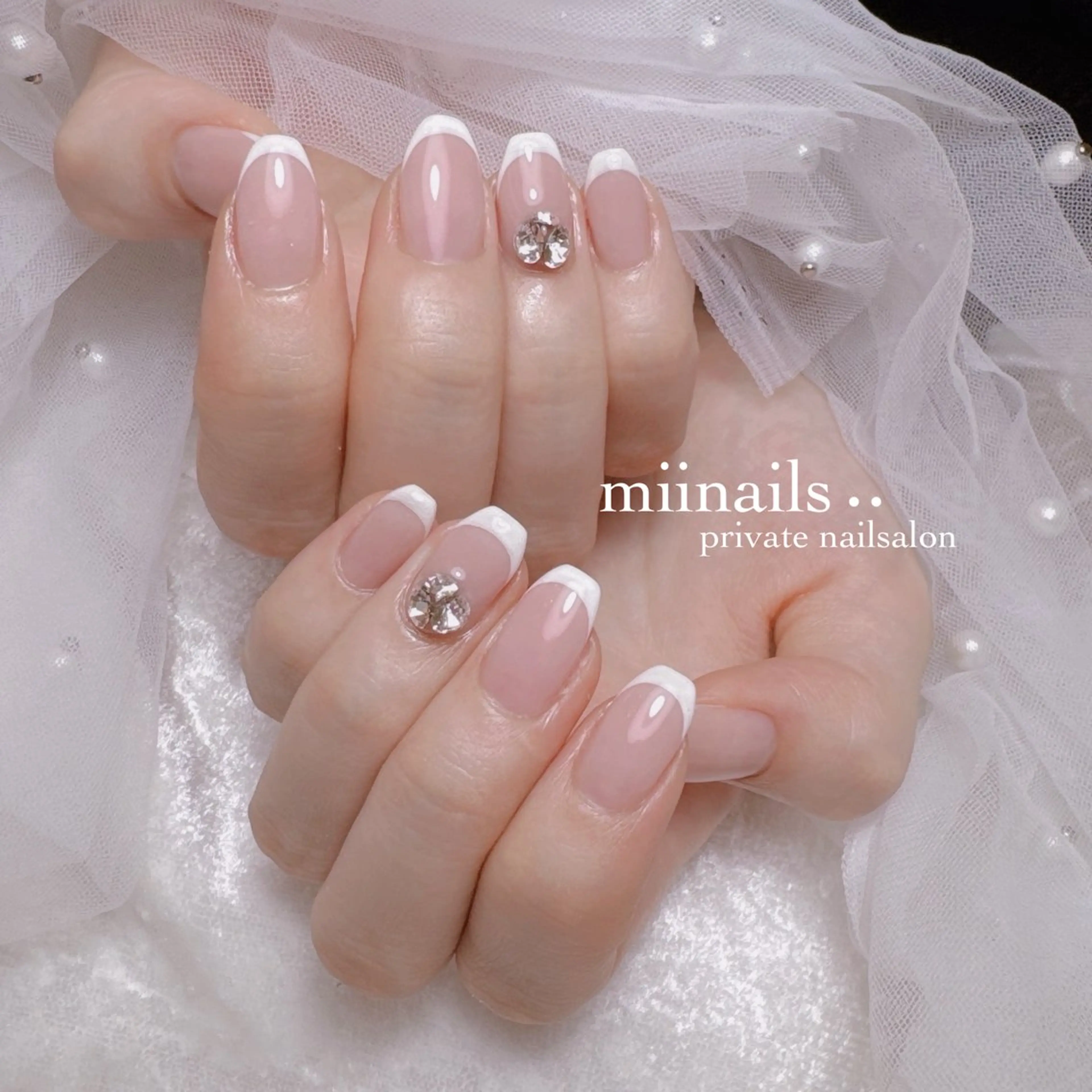 ネイル 韓国ネイル ワンホンネイル ハンドネイル nailsalon miinailsのネイルデザイン