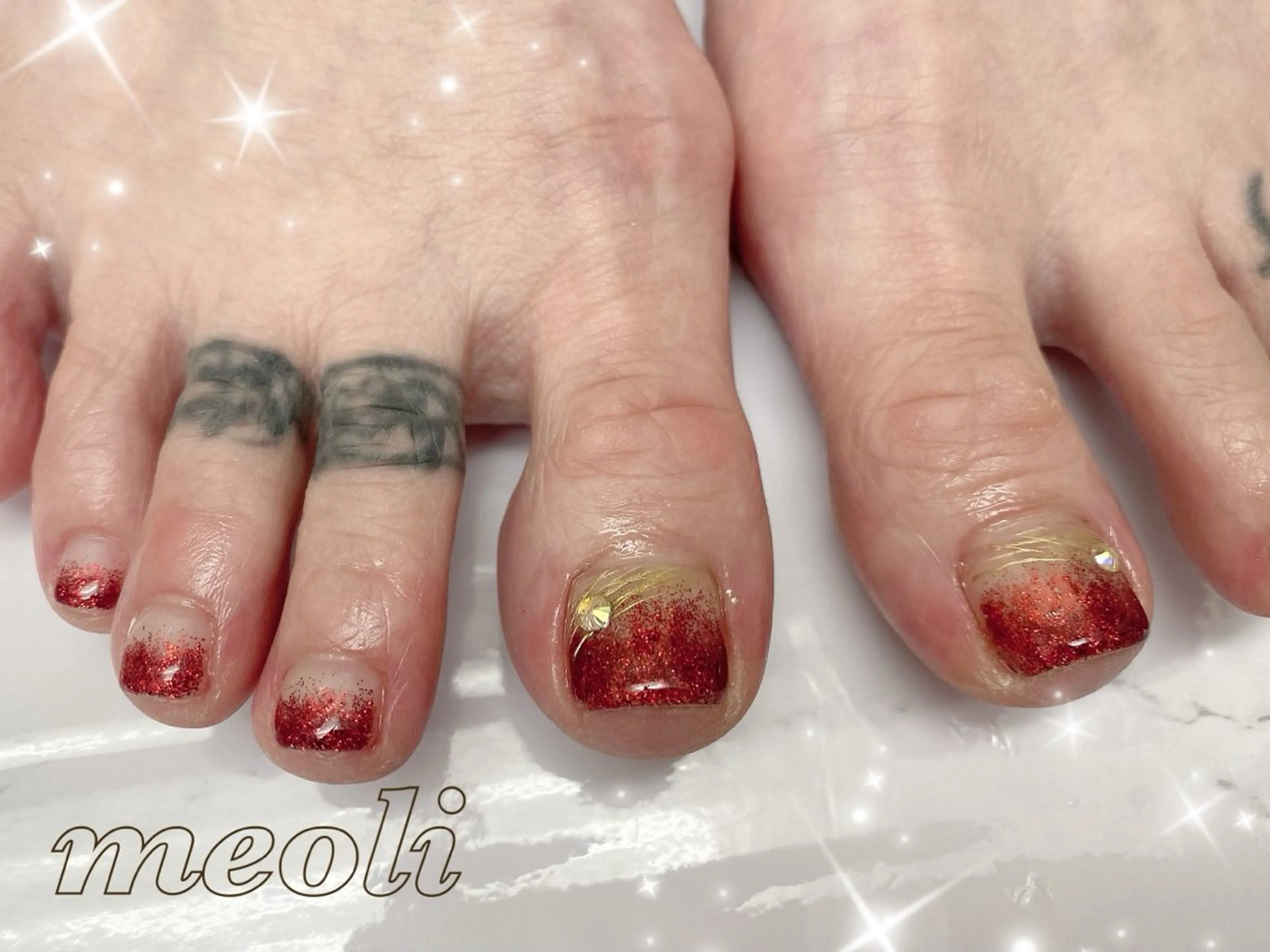 ネイル フットネイル nail salon meoli メグのネイルデザイン