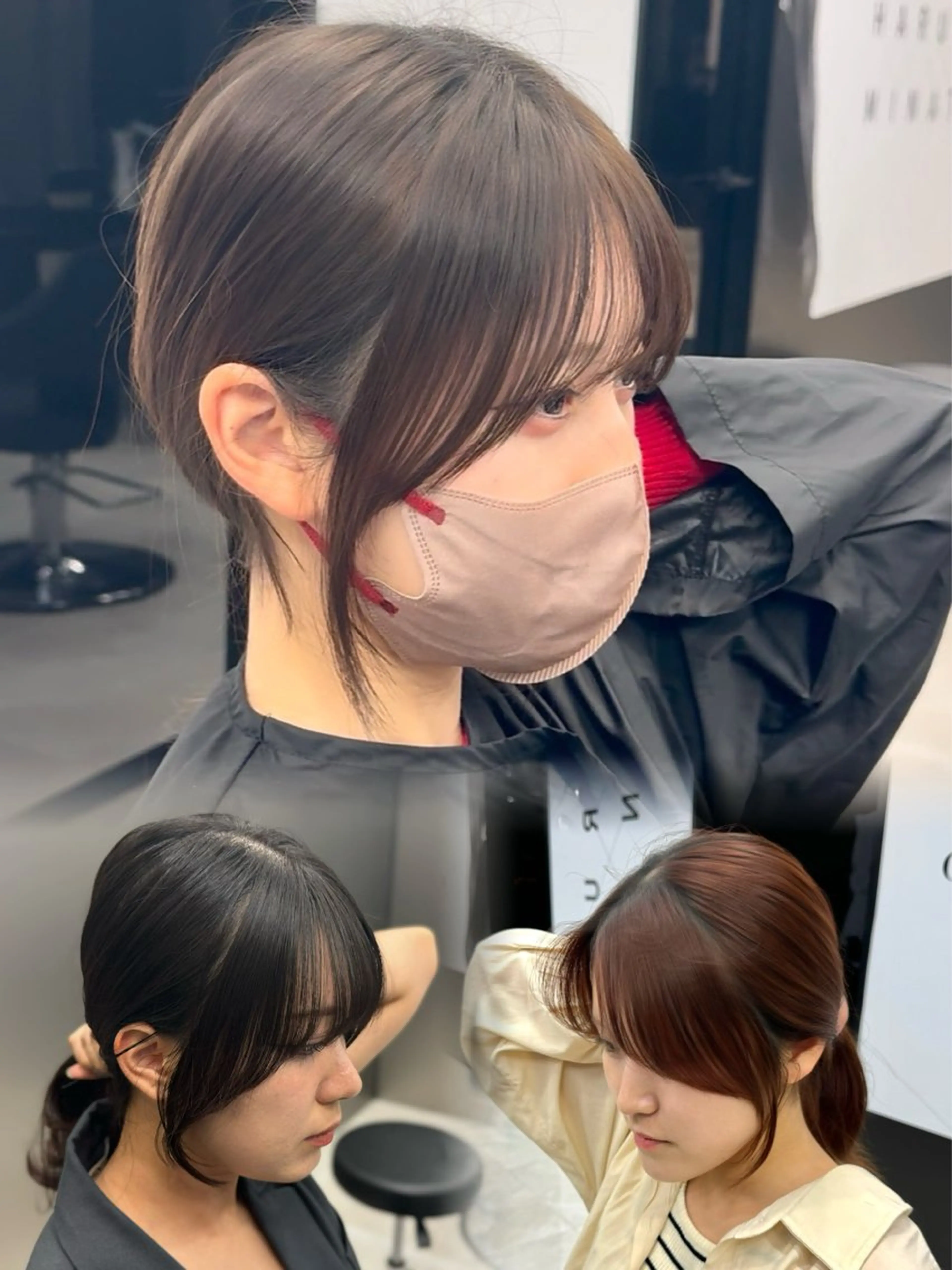 セミロング カラー カット トリートメント 新宿/顔周りカット/ レイヤー/がっきーのヘアスタイル