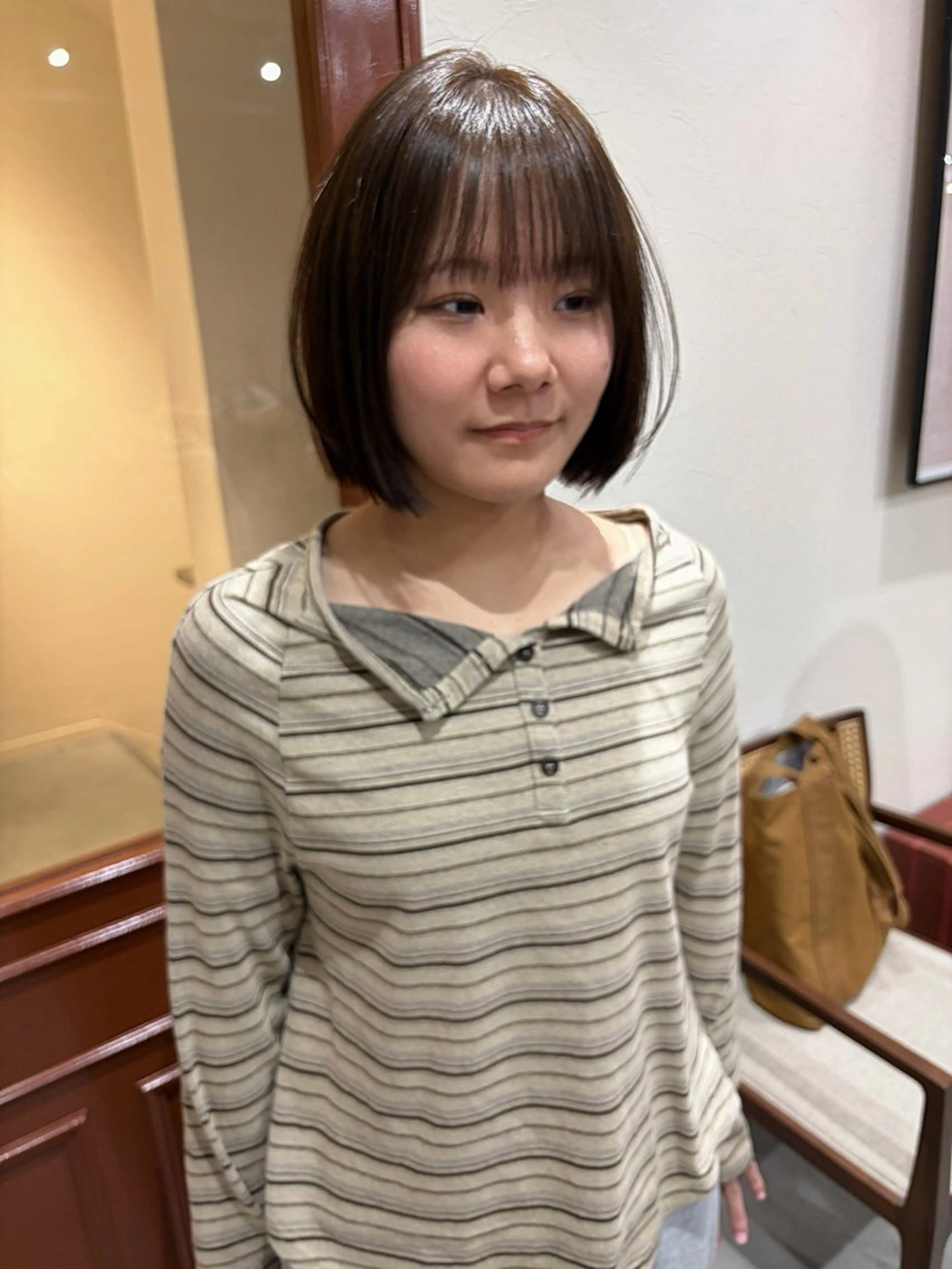 カラー ボブ rena/伏見/ 似合わせカット⸝⋆のヘアスタイル