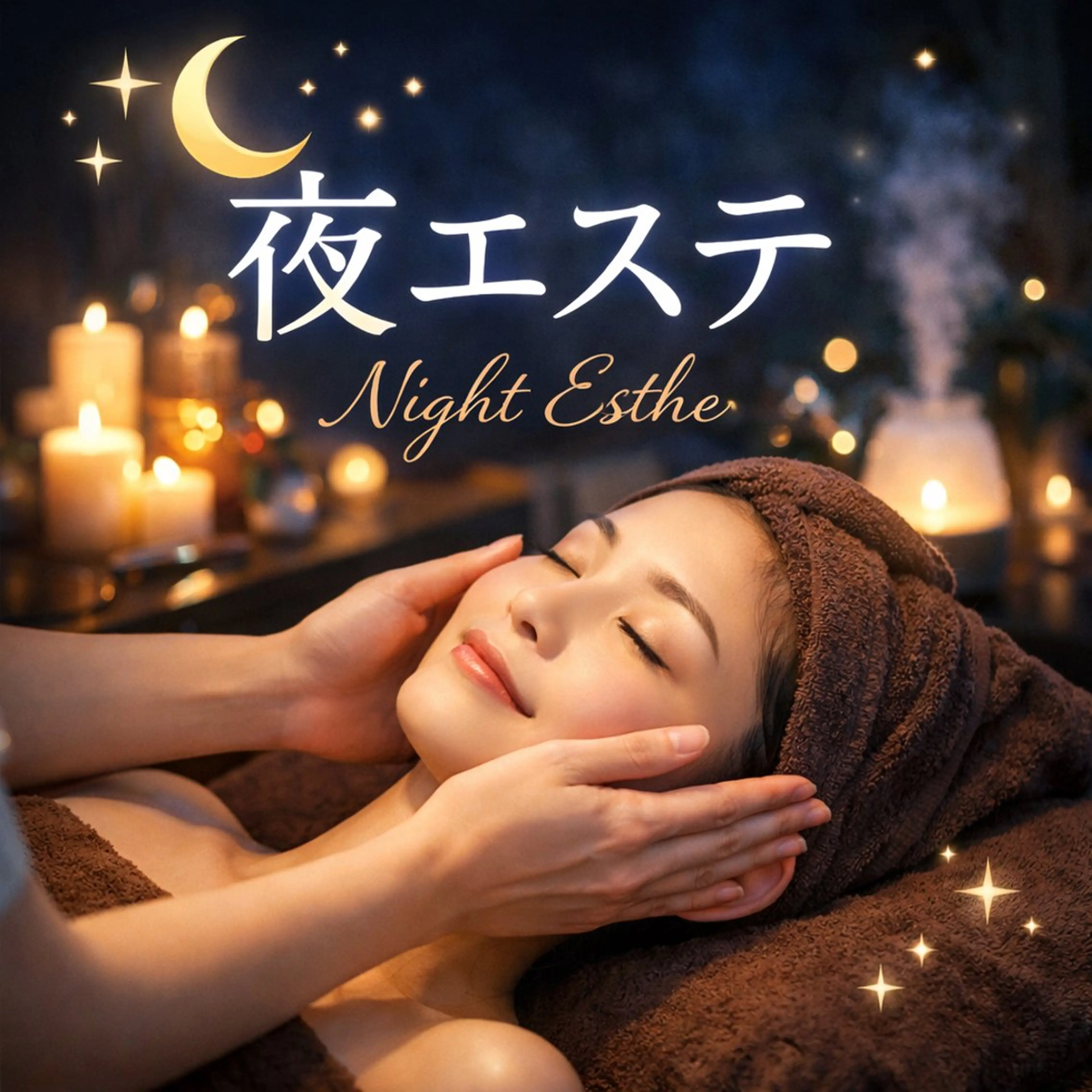 ✨夜🌉エステ💆‍♀️✨22時以降のご予約🌙アドバンスコース+デコルテスッキリマッサージ付で寝る前にリラックス😌の写真