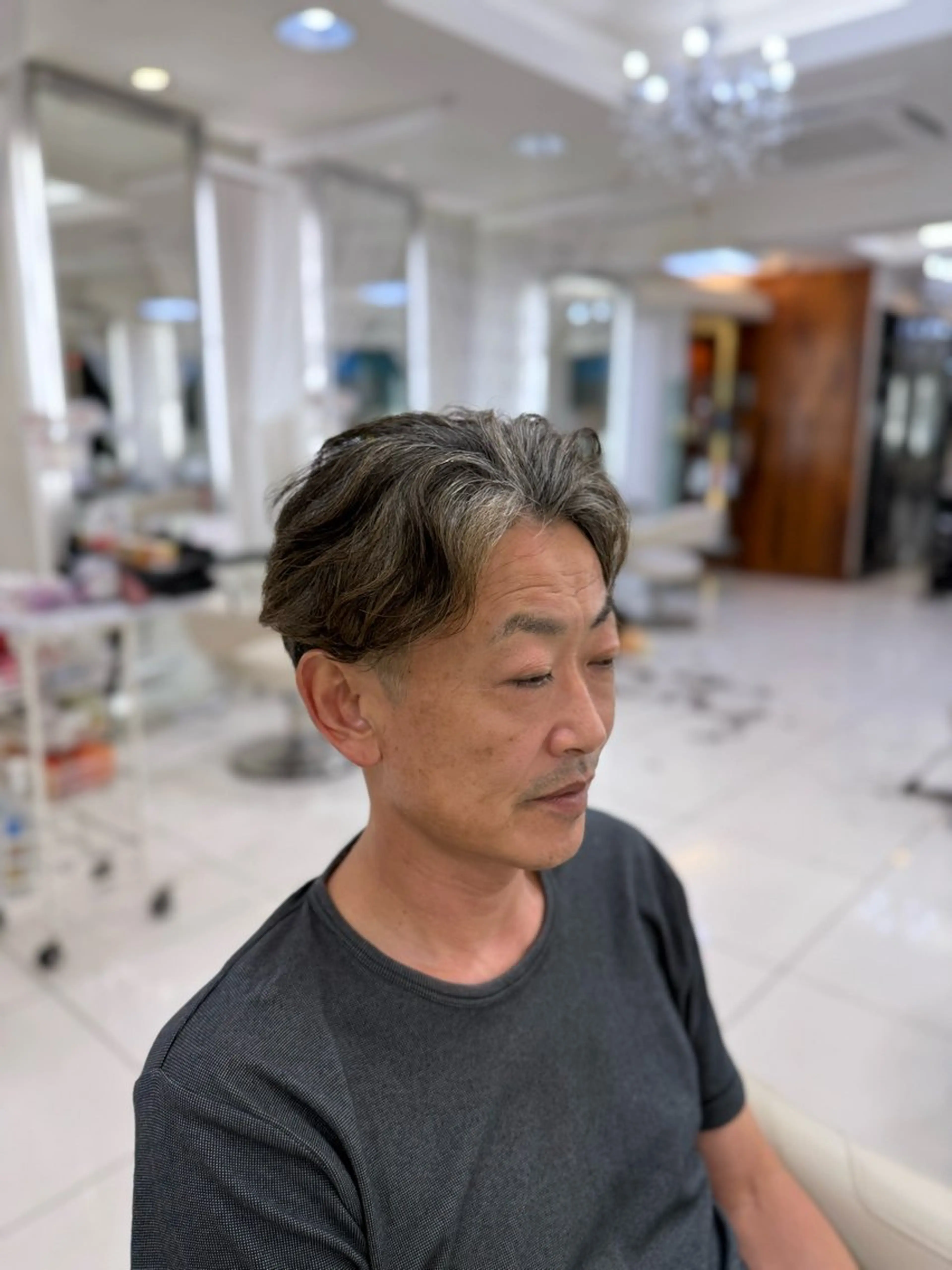 ショート パーマ メンズ カット パーマ 🔥men's特化 🔥三上 拓真のヘアスタイル