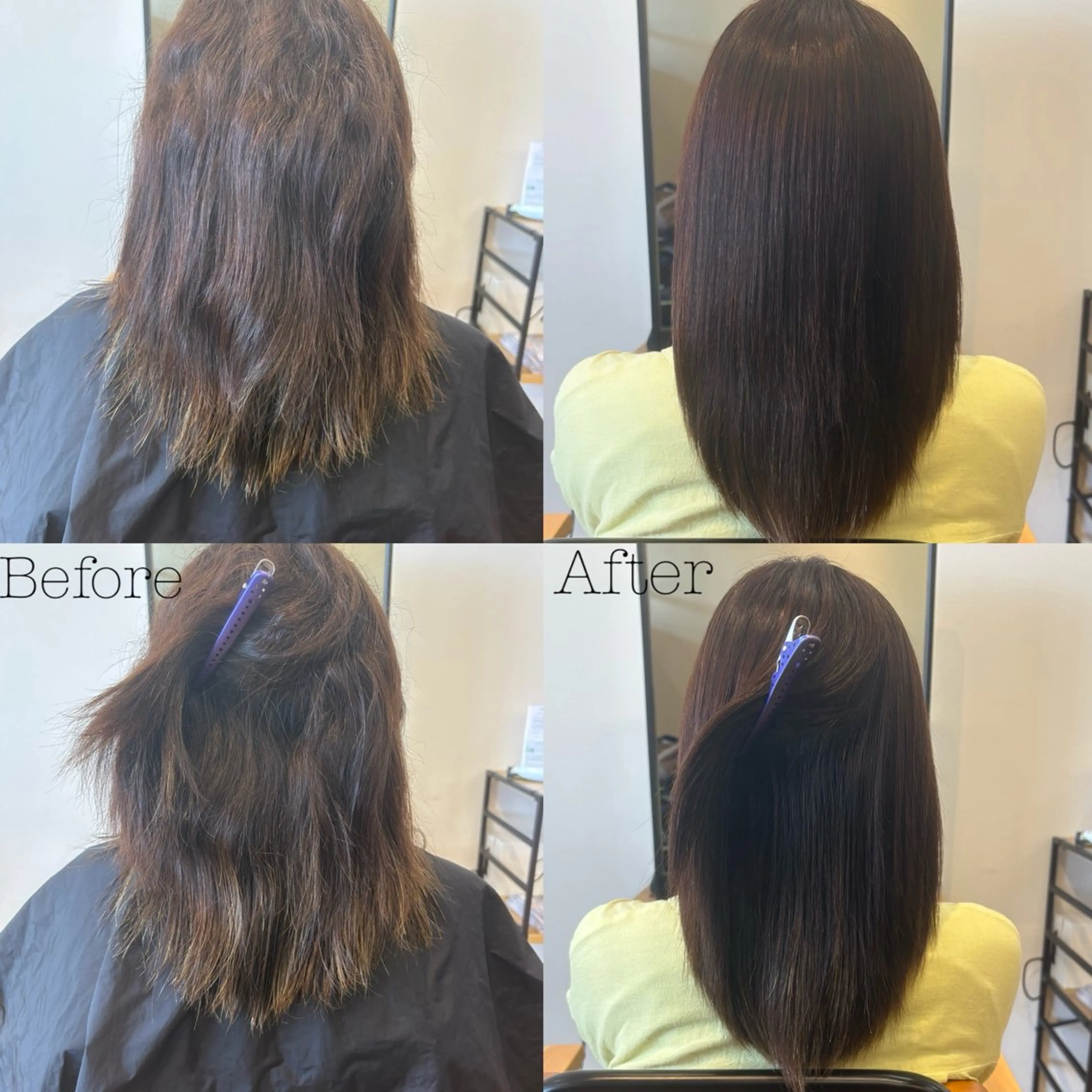 ロング 横 田のヘアスタイル