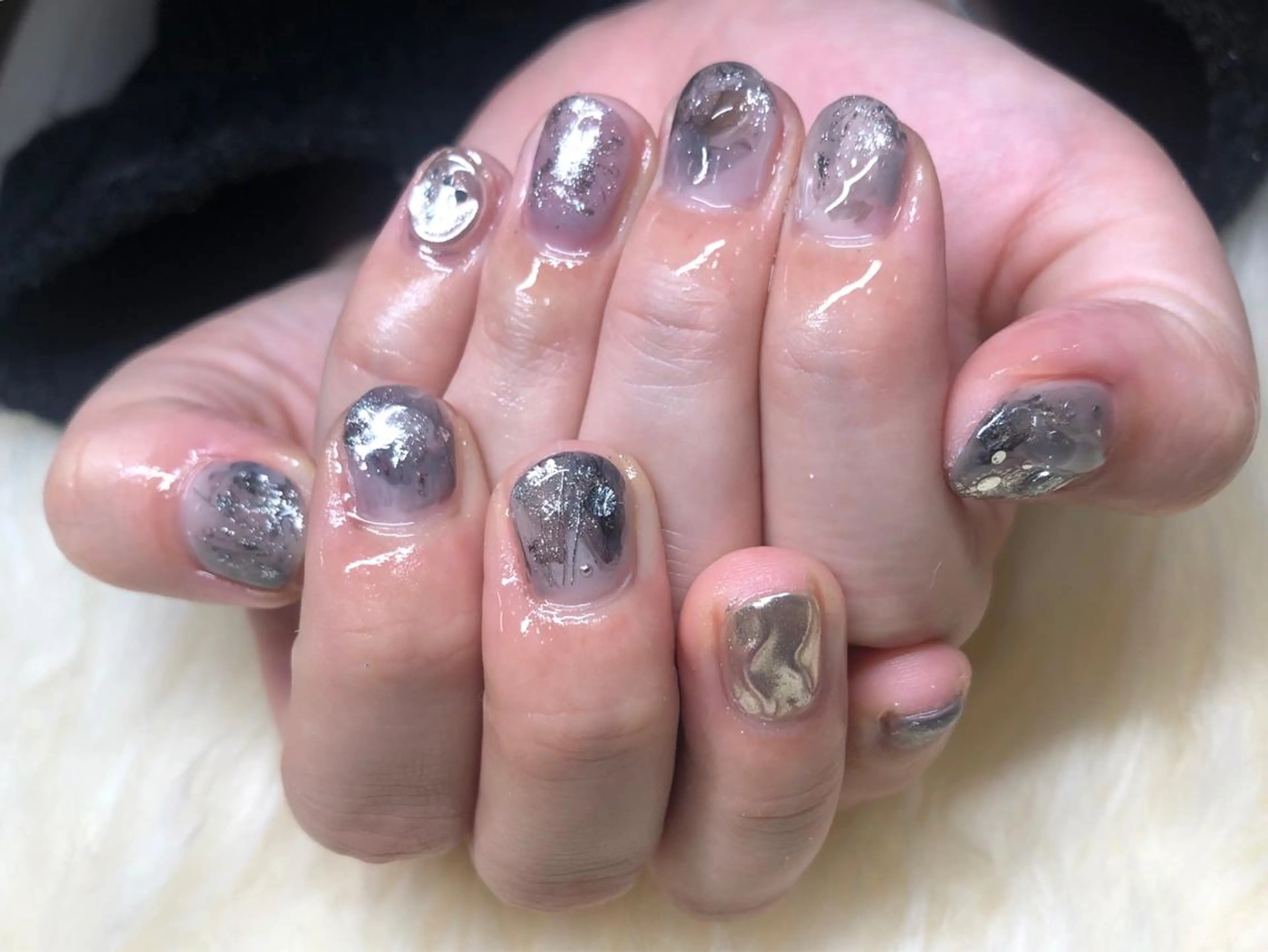 ネイル ニュアンスネイル ハンドネイル ëmma nail_ by chulaのネイルデザイン