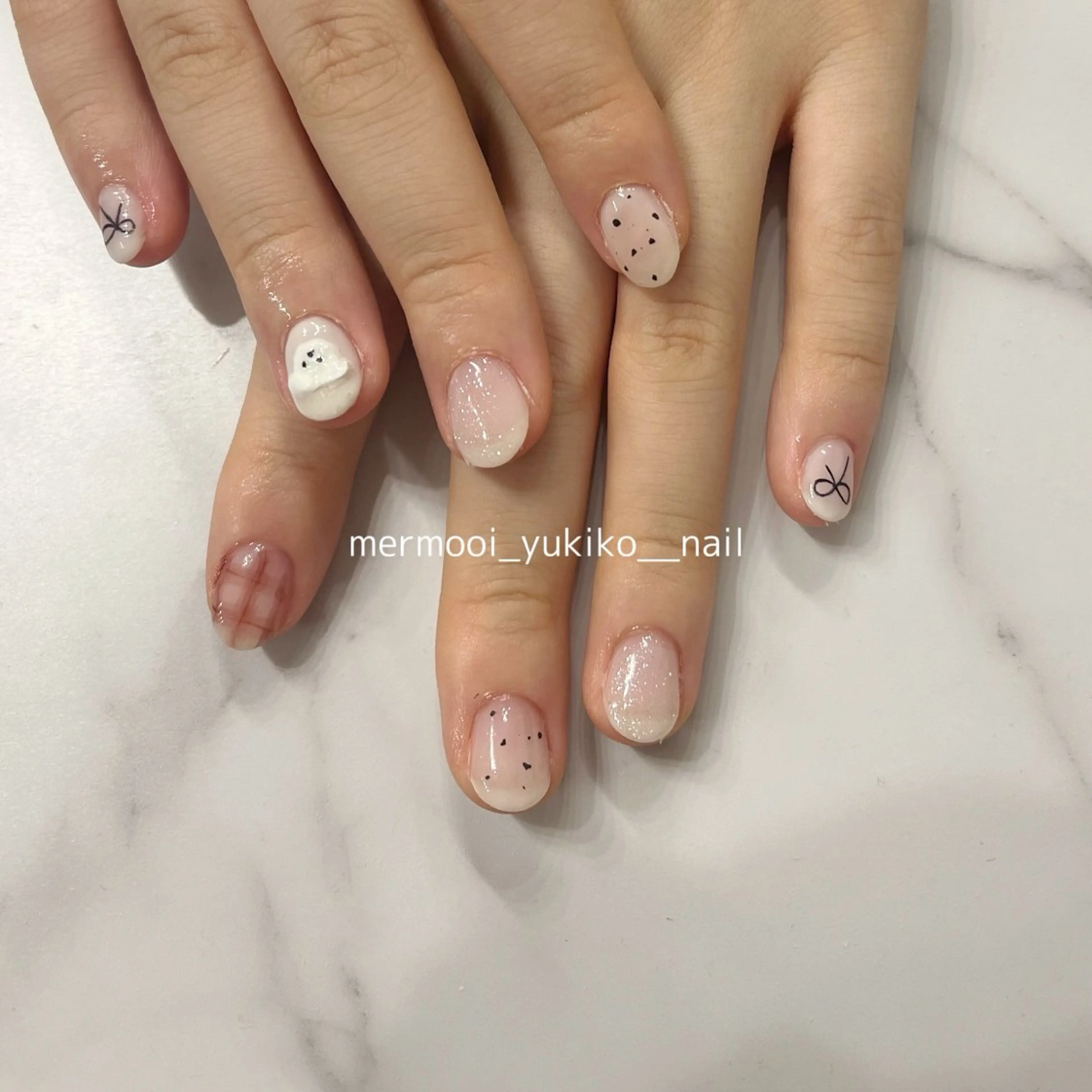 ネイル ニュアンスネイル melumooi nailのネイルデザイン