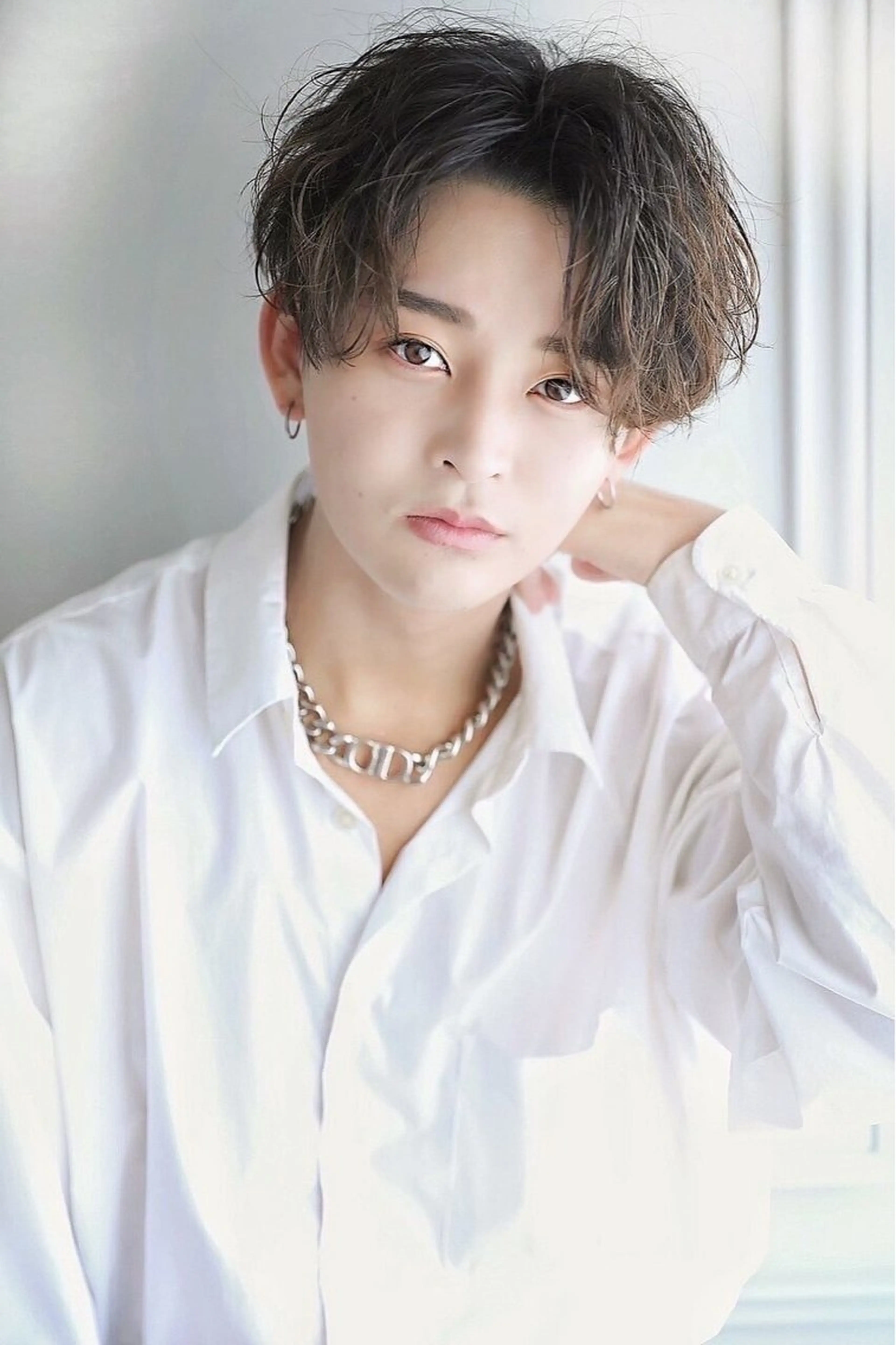 メンズ マツエク・マツパ 柔らかい縮毛矯正/ ボブ/北林のヘアスタイル