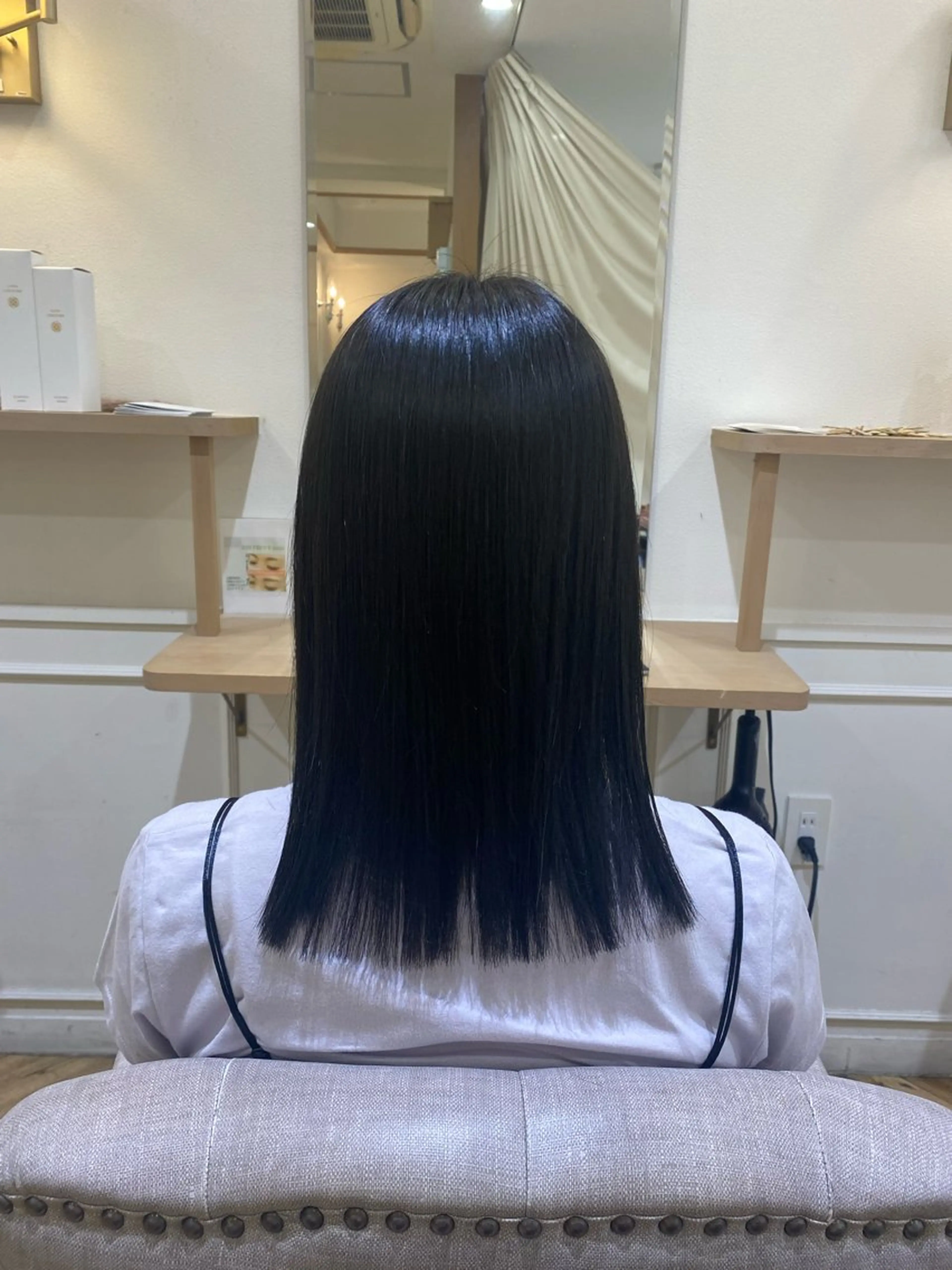 ミディアム カラー オリーブカラー 韓国ヘア・カラー 🩵SHIZUKUのヘアスタイル