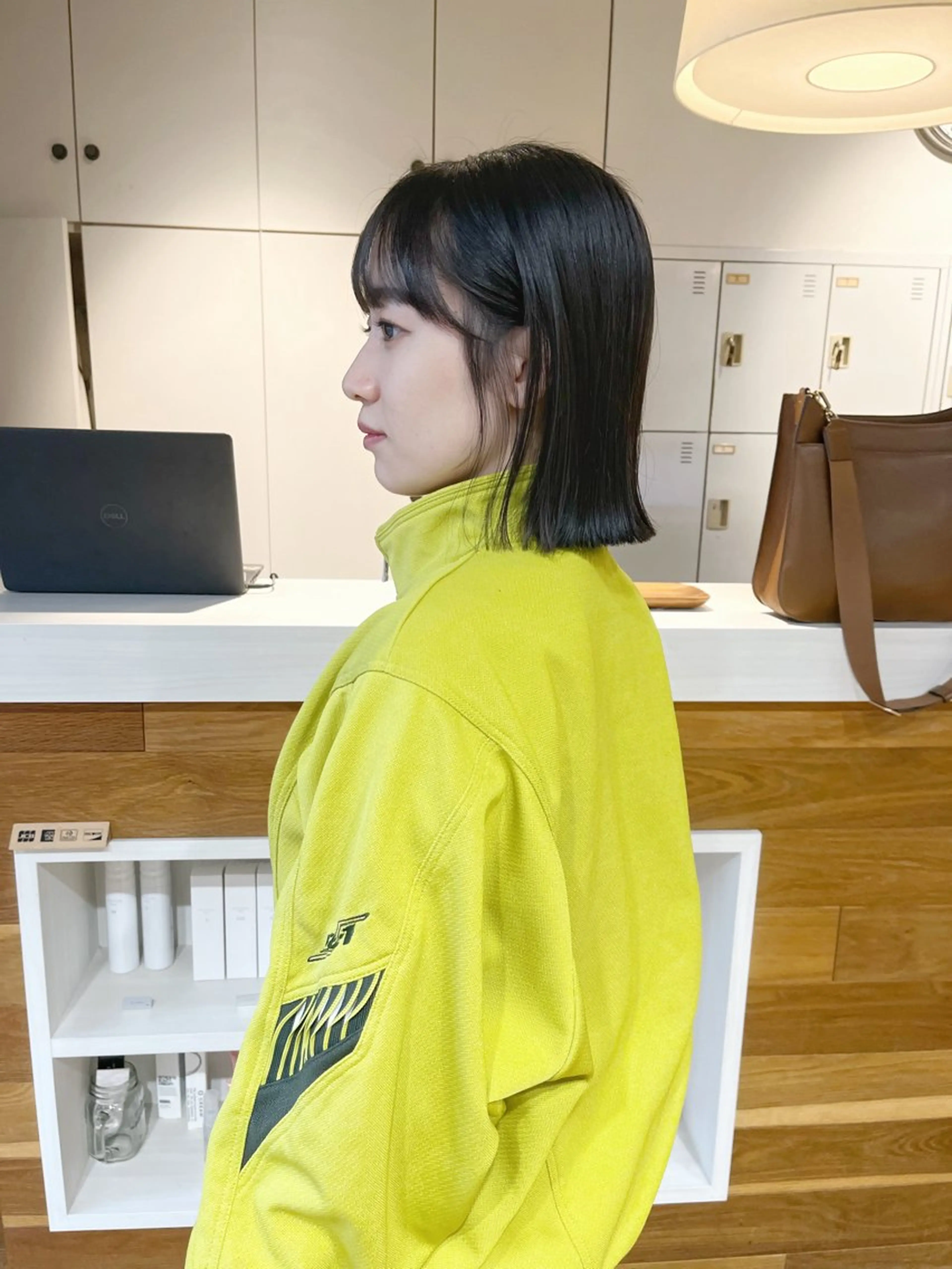 ミディアム かわい りほのヘアスタイル