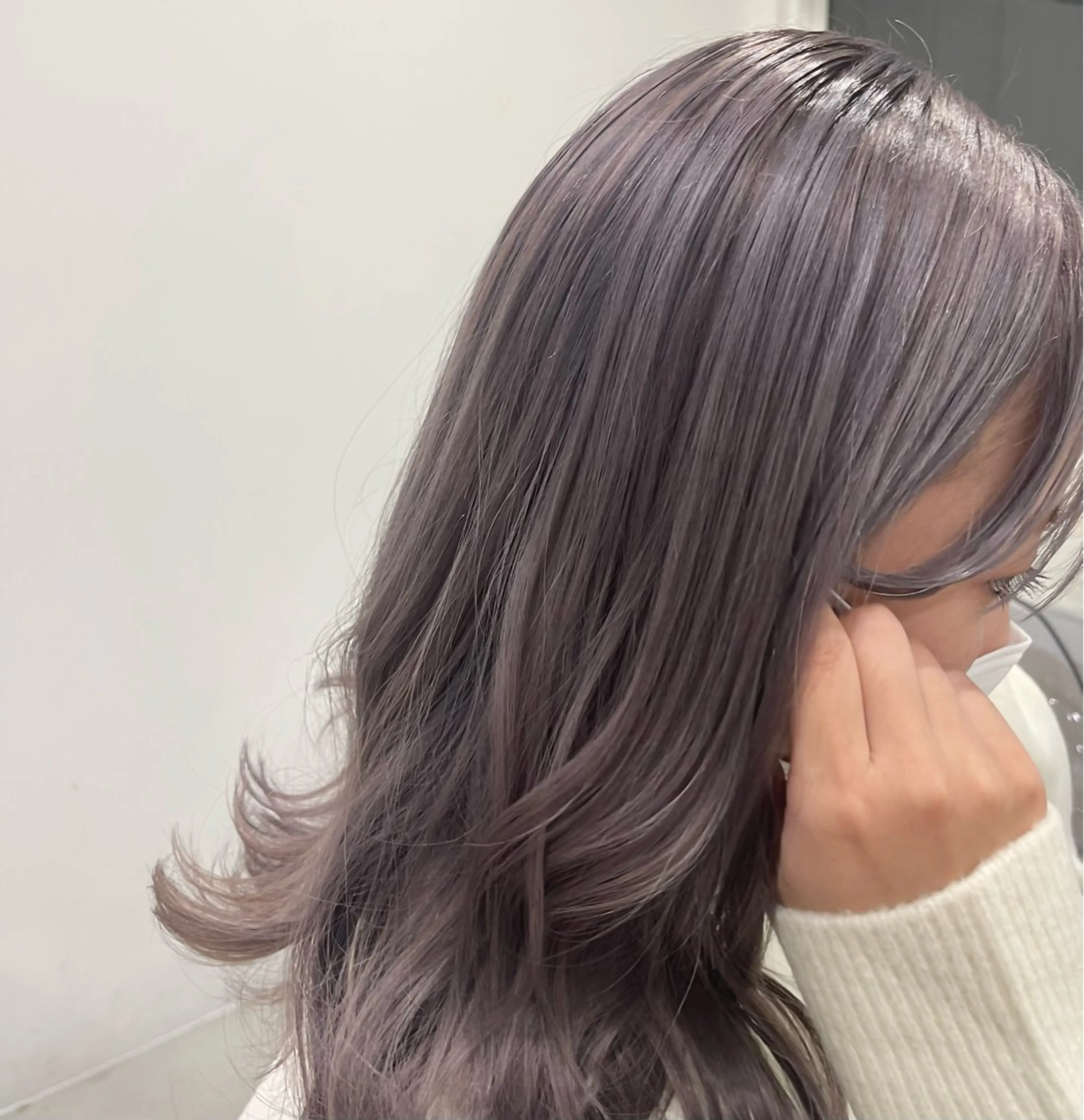 カラー 広島:ミルキーカラー tsumaのヘアスタイル