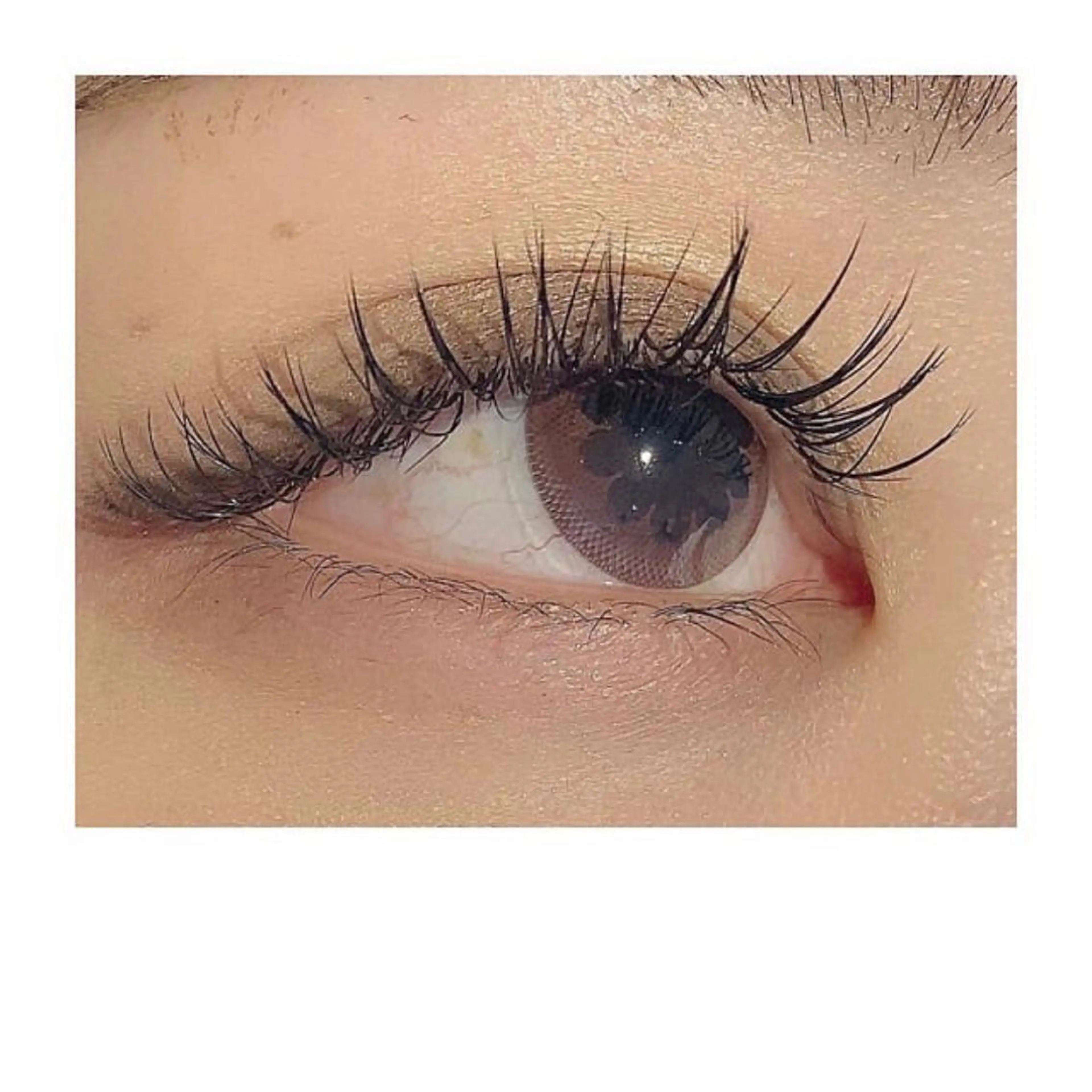 マツエク・マツパ フラットラッシュ マツエク 我妻 怜奈のマツエク・マツパデザイン