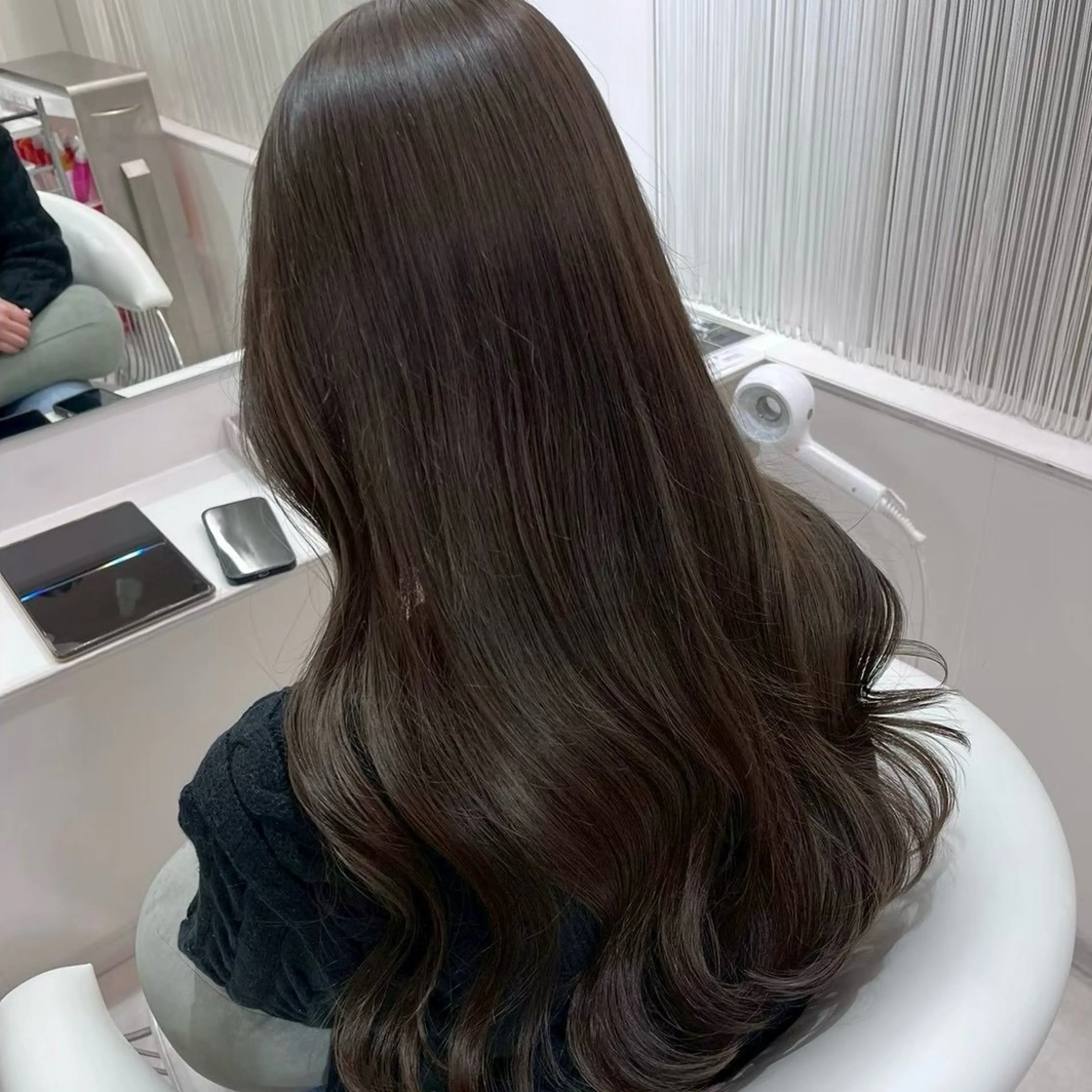 ロング カラー ヘアカラー Parve Mix 森 美遥🇰🇷🩶のヘアスタイル