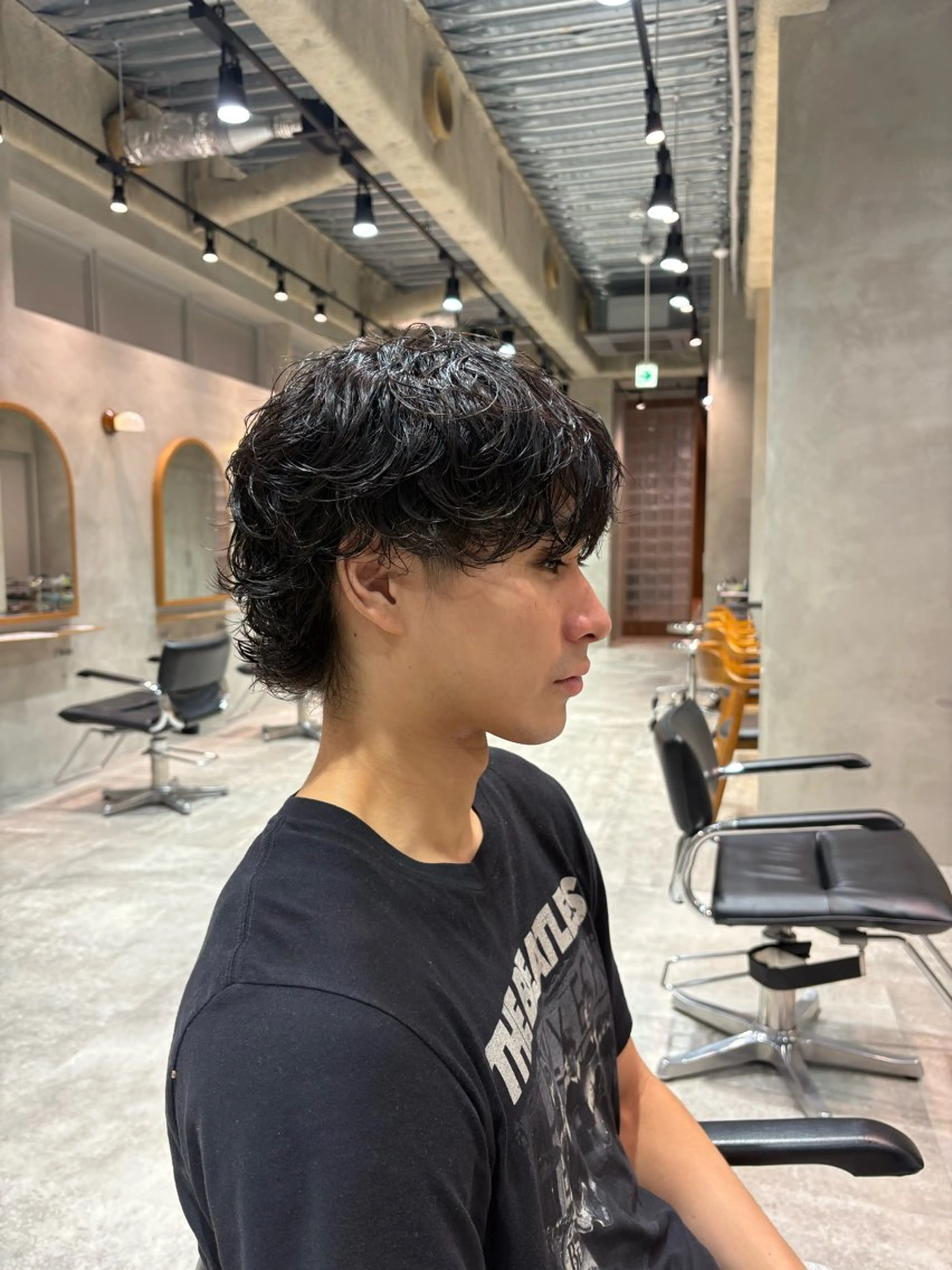 パーマ メンズ カット パーマ fifth 清水睦月のヘアスタイル