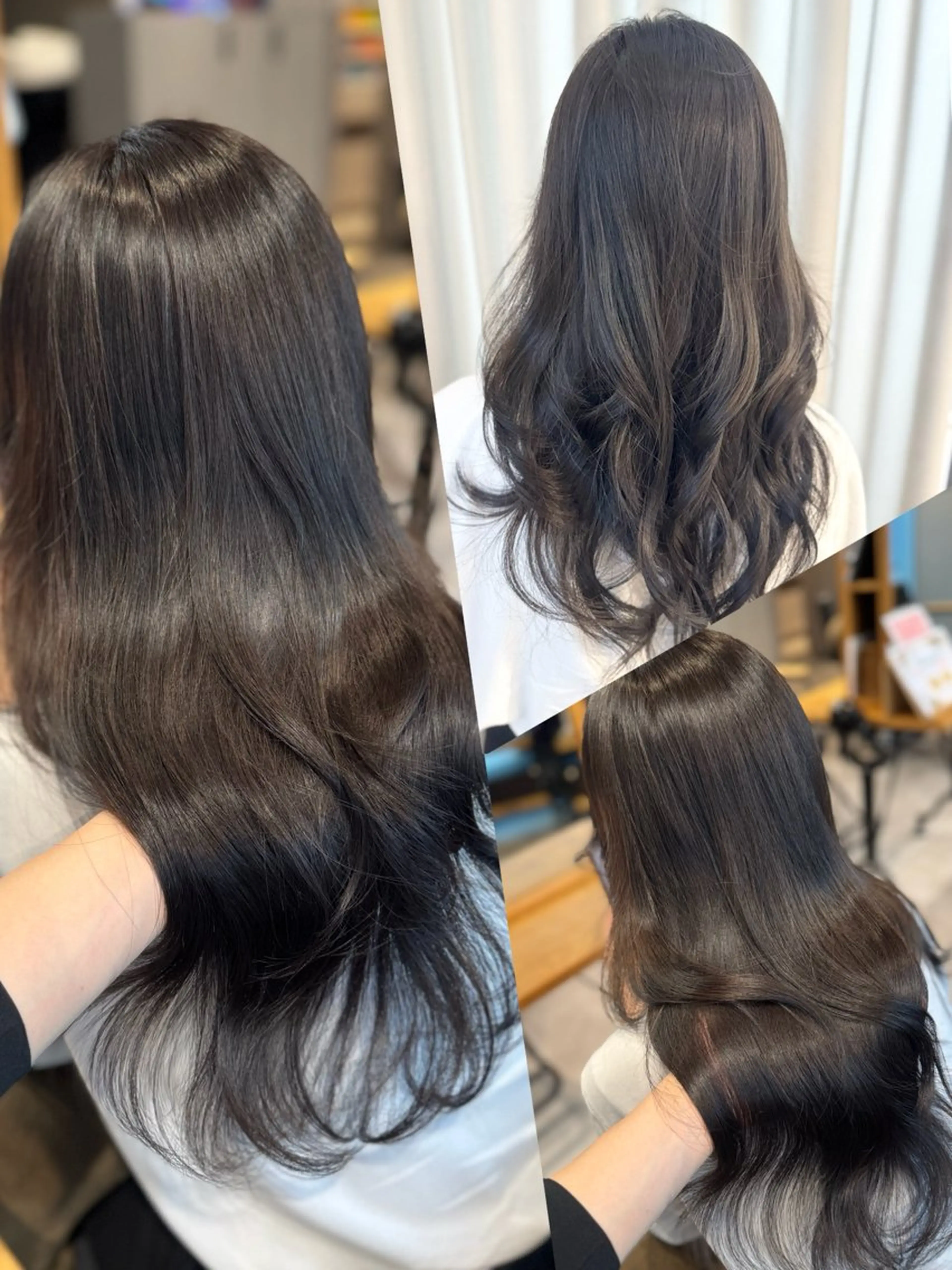 ロング カラー 宮本 優のヘアスタイル