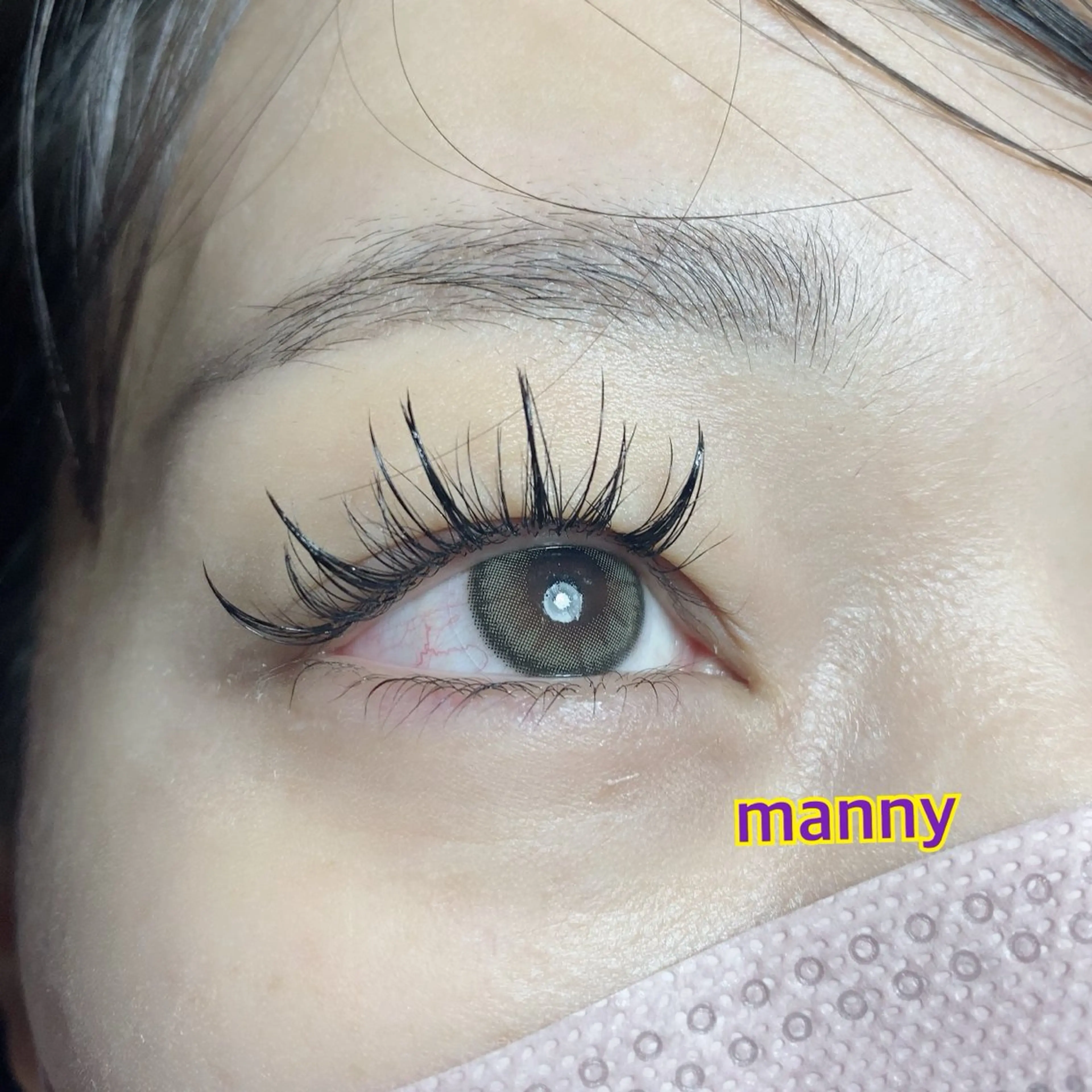 マツエク・マツパ ワンホンマツエク manny eyelashのマツエク・マツパデザイン