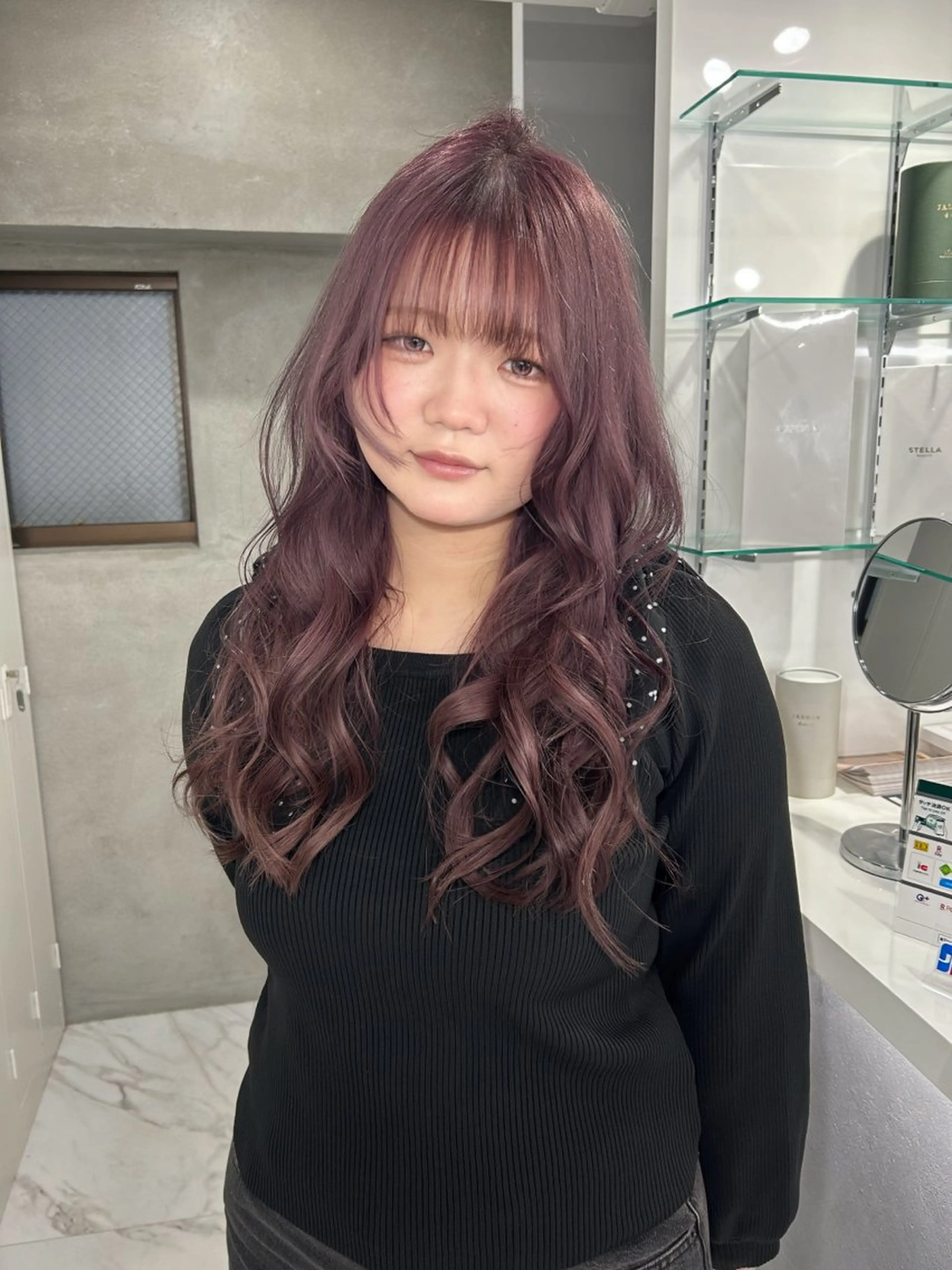 カラー ブリーチ ヘアカラー ️💜akari💜 ハイトーン/レイヤーのヘアスタイル