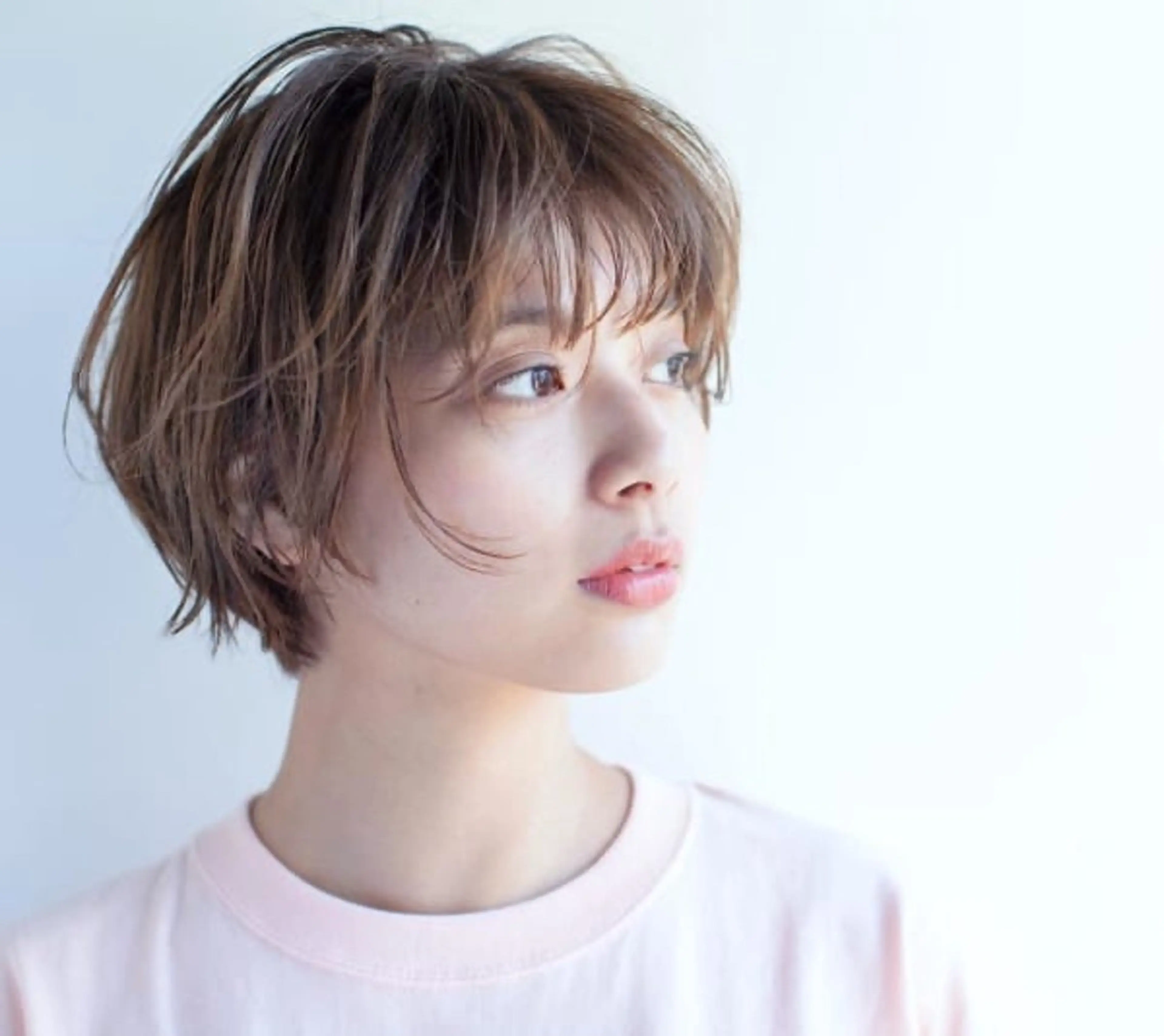 ショート カラー パーマ 堀口 英一のヘアスタイル