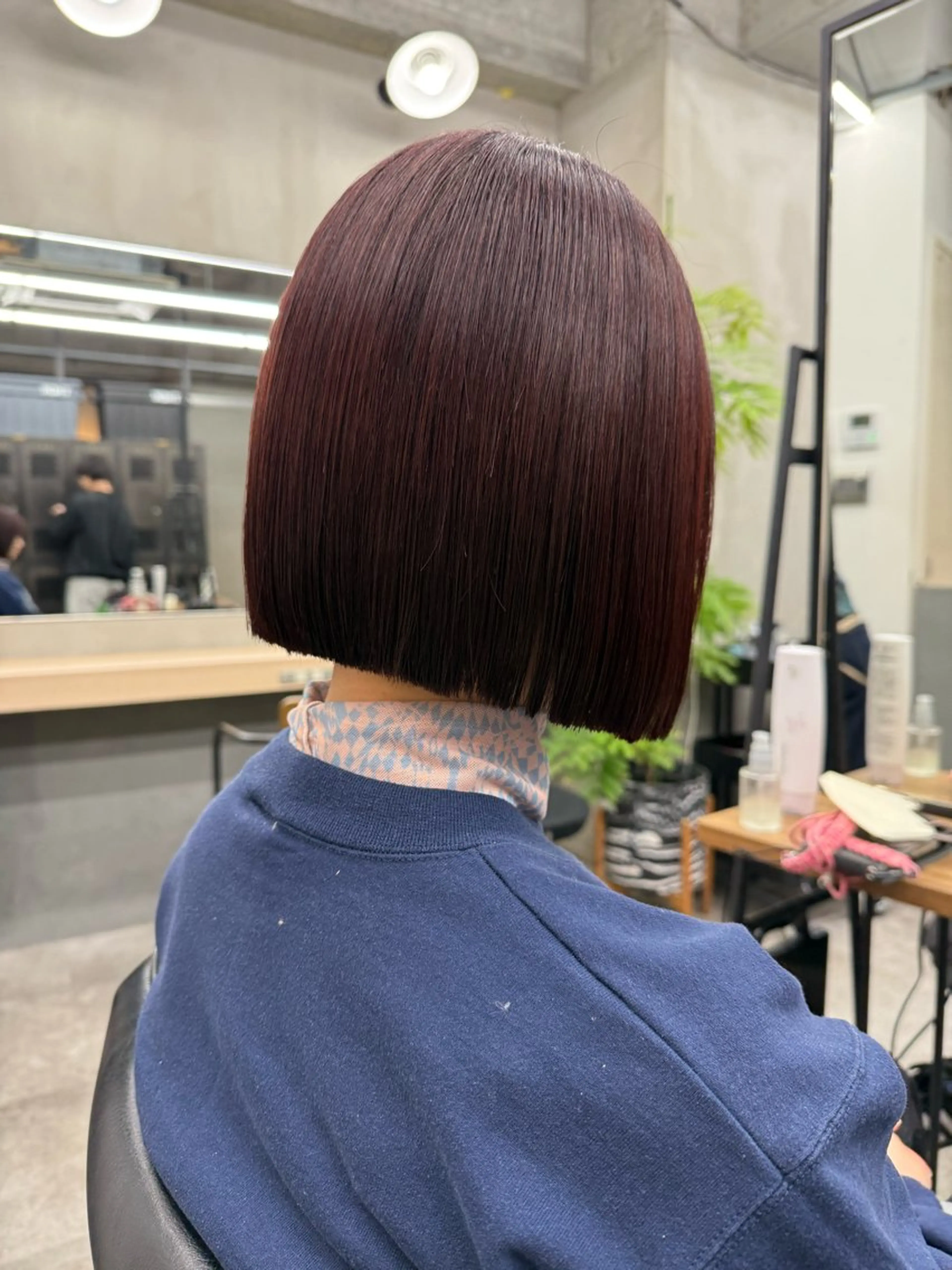 ショート カット ヘアカラー 髪質改善/美髪矯正/ 小顔ボブNANAのヘアスタイル