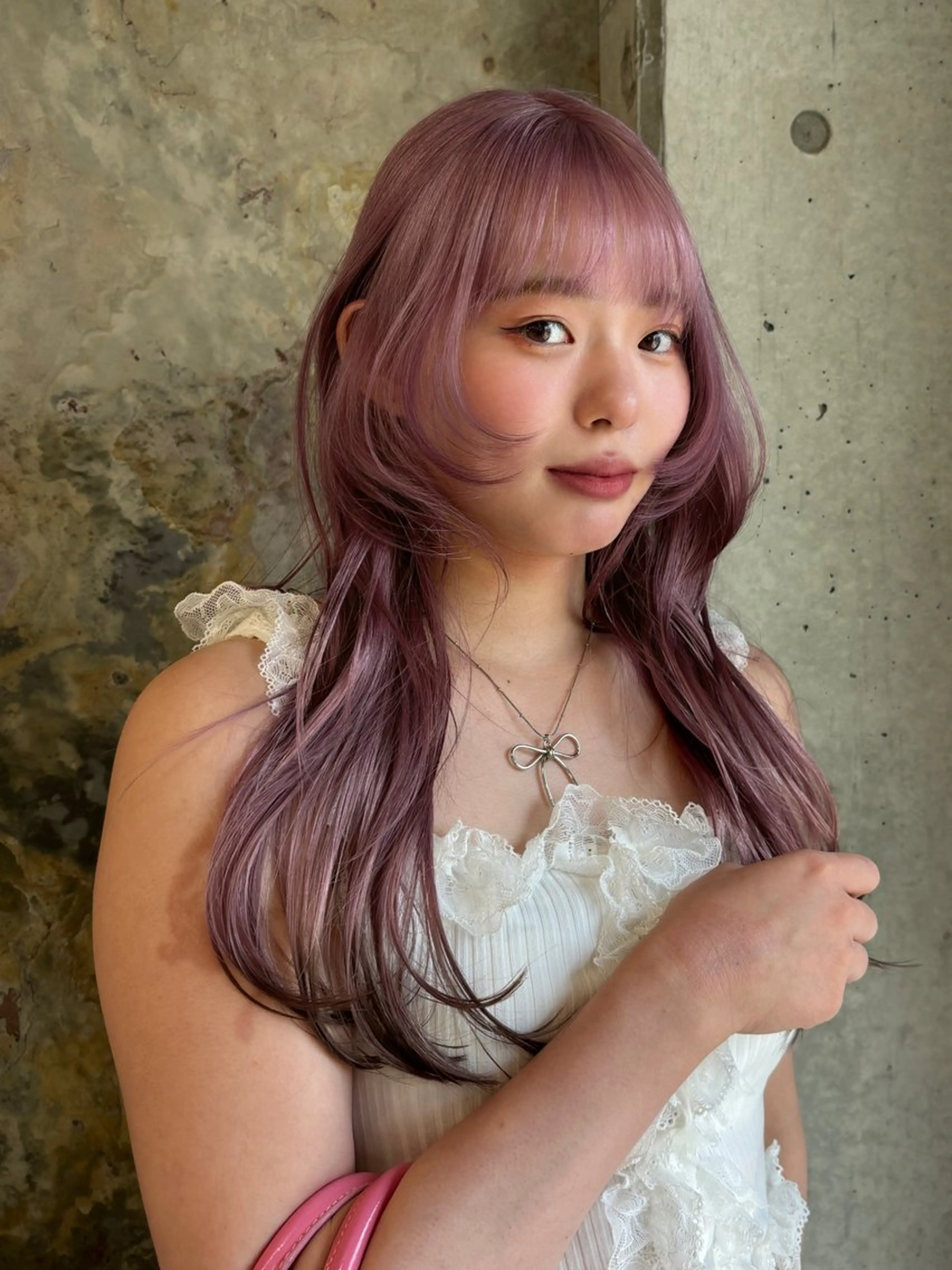 ロング カラー 中川 舞依のヘアスタイル