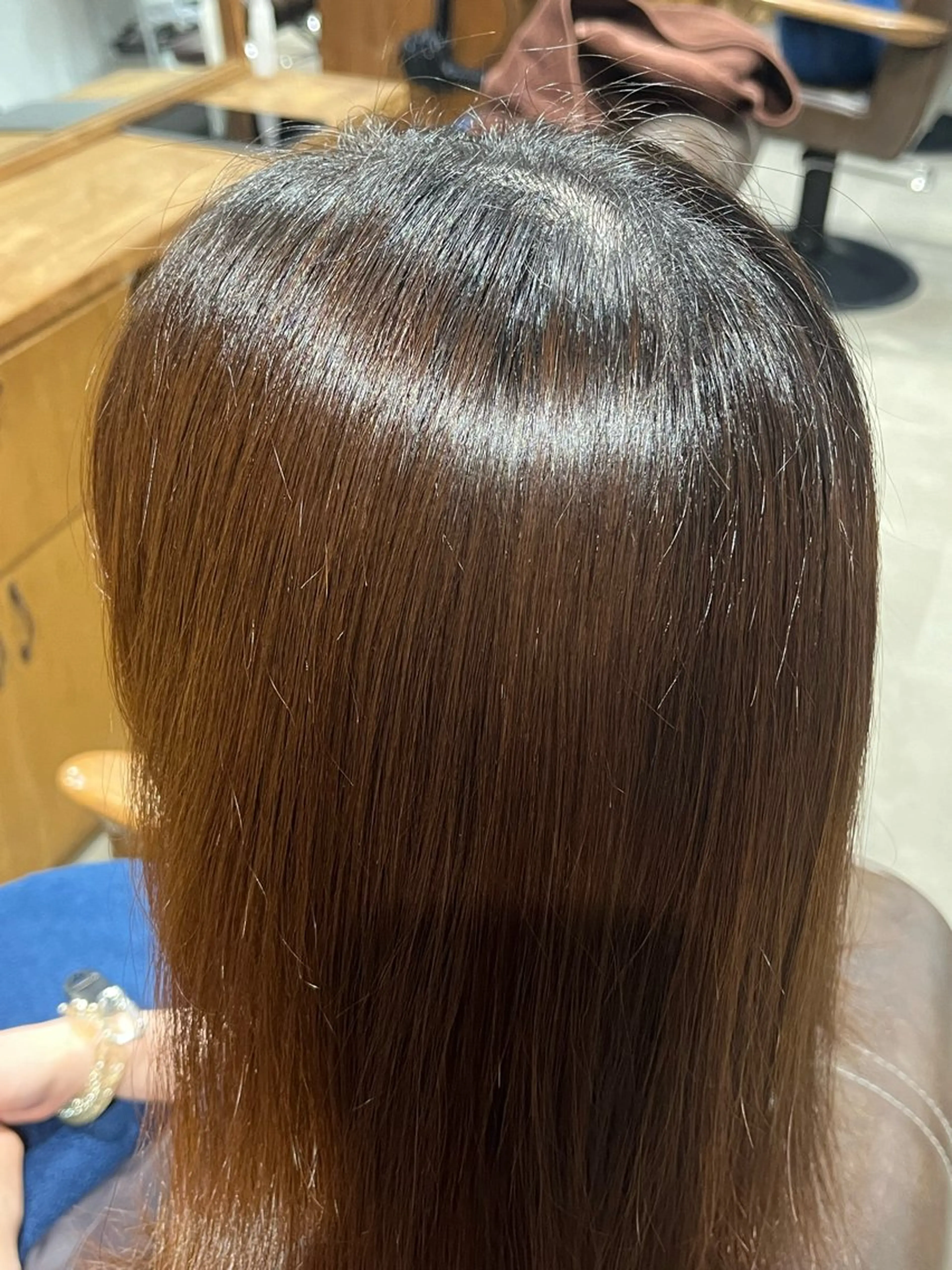 暖色 艶カラー/ 蒔田 爽真のヘアスタイル