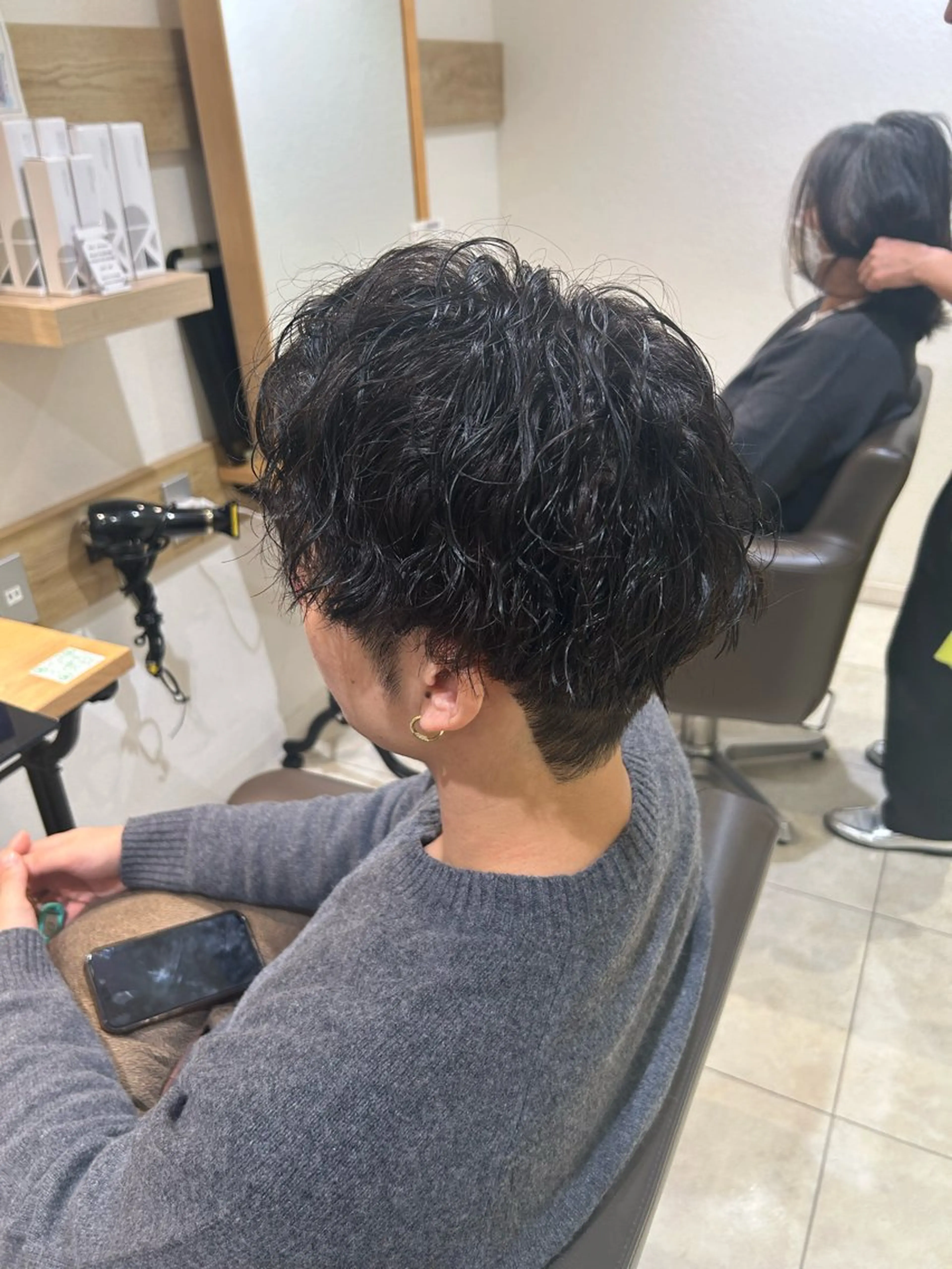 パーマ メンズ Nonoka 当日予約歓迎のヘアスタイル