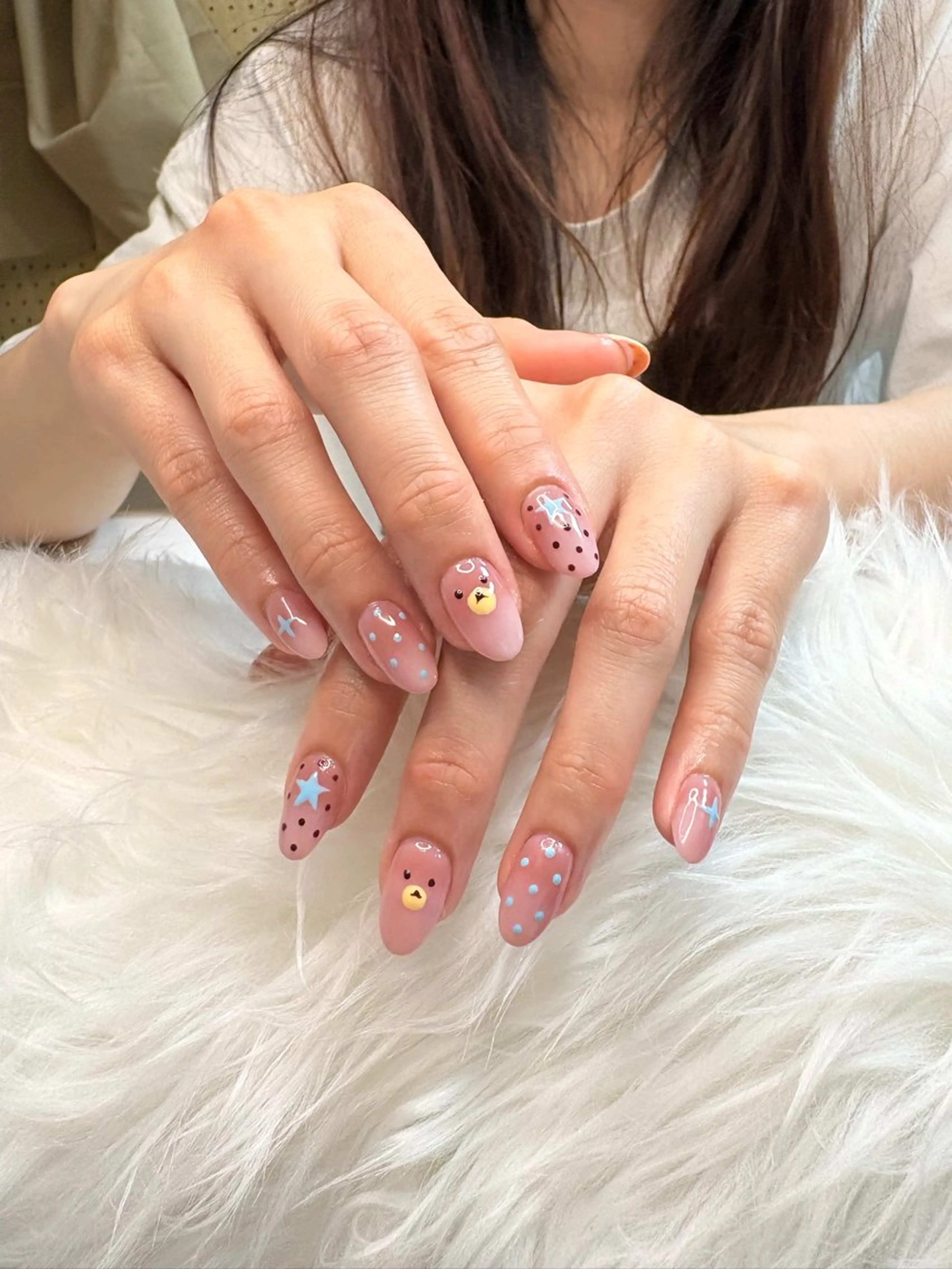 人気No.1♡アート・パーツ付け放題 ¥7,500の写真