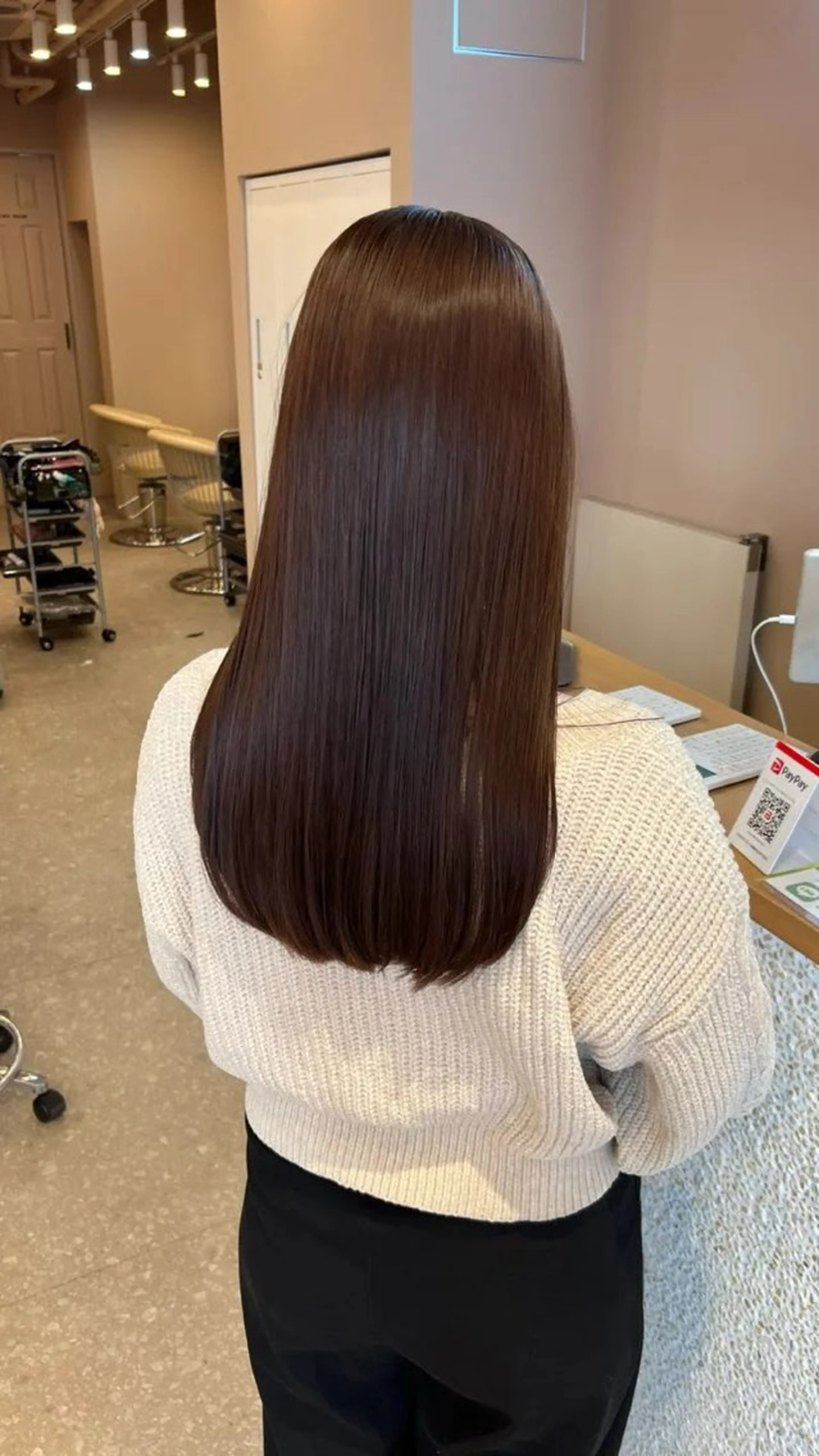 ロング ヘアカラー トリートメント 💚 AKI 💚のヘアスタイル