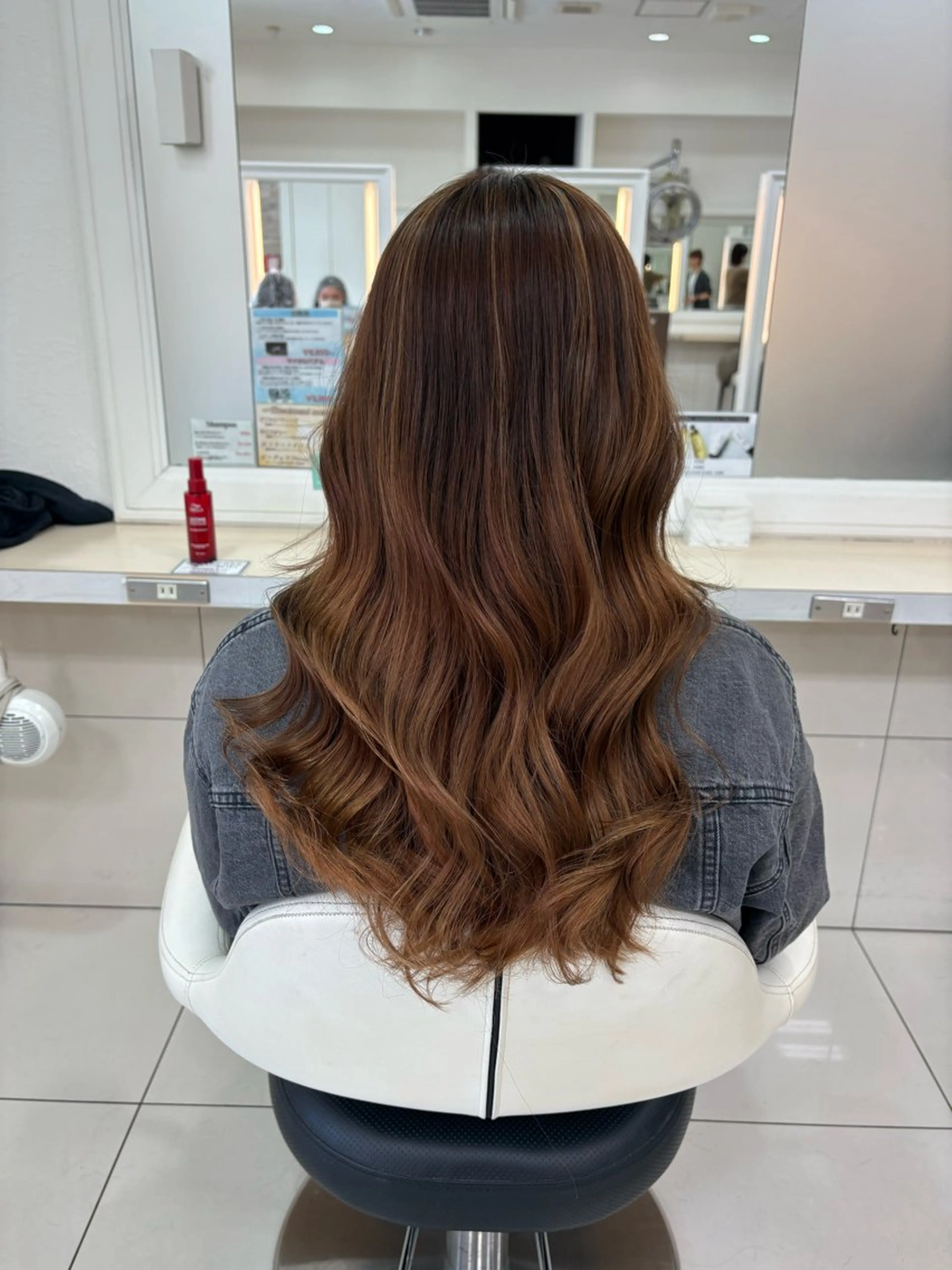 ロング カラー カット ヘアカラー 🌨️Ash平井店 ハセベ🌨️のヘアスタイル
