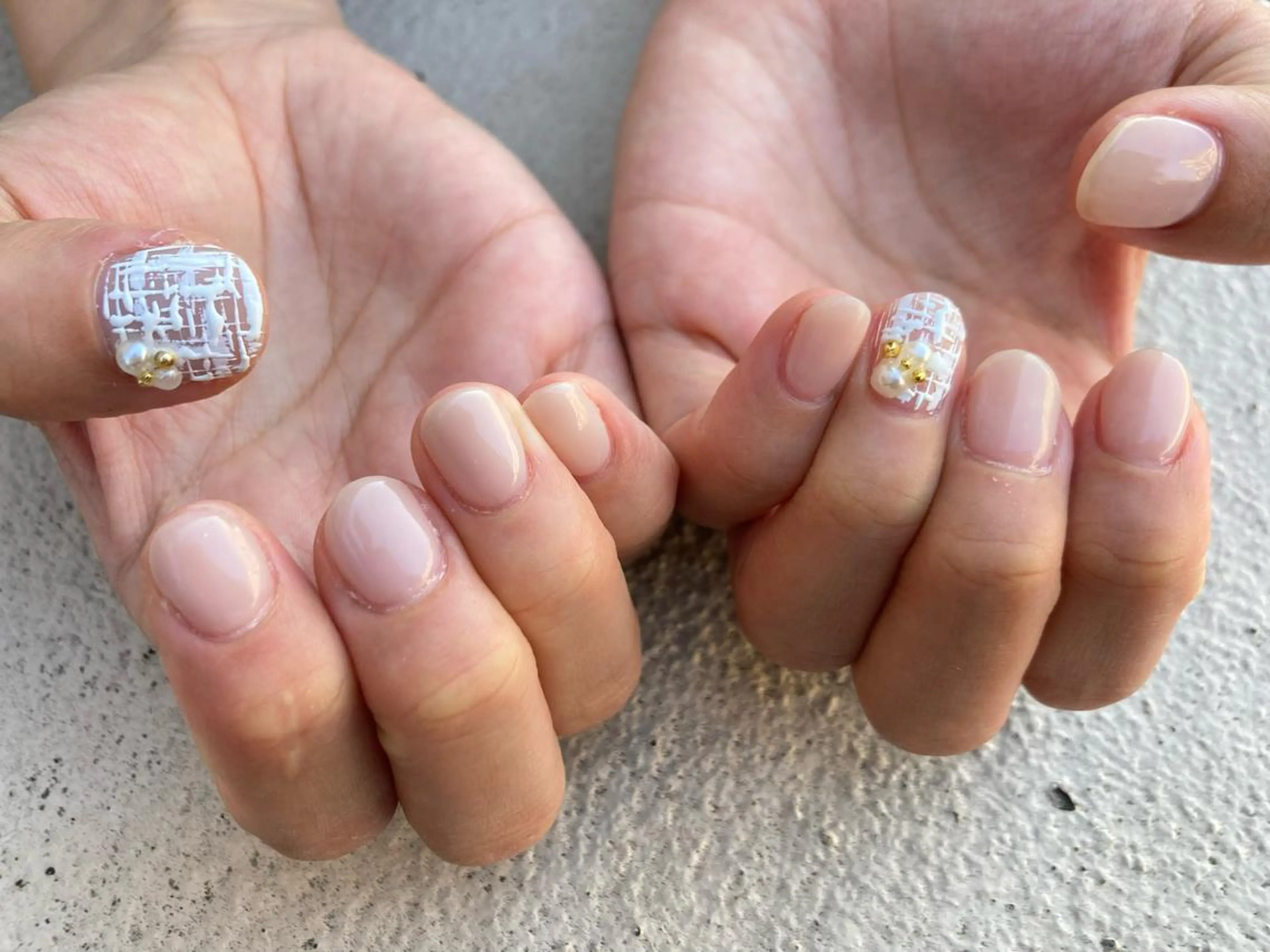 ショート ネイル ハンドネイル フットネイル ✴︎ Delightのネイルデザイン