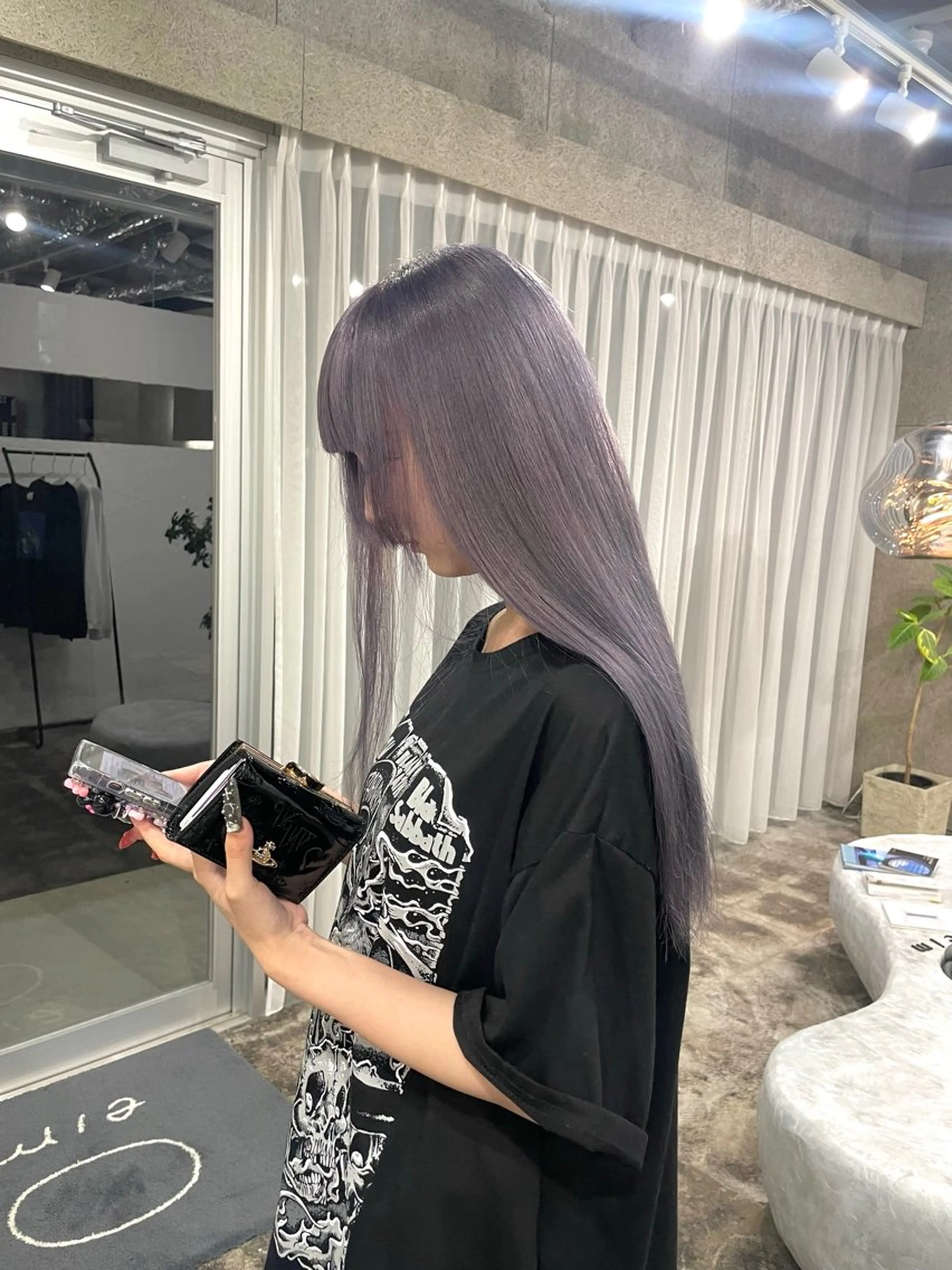 ロング カット ヘアカラー トリートメント shiba tomomiのヘアスタイル