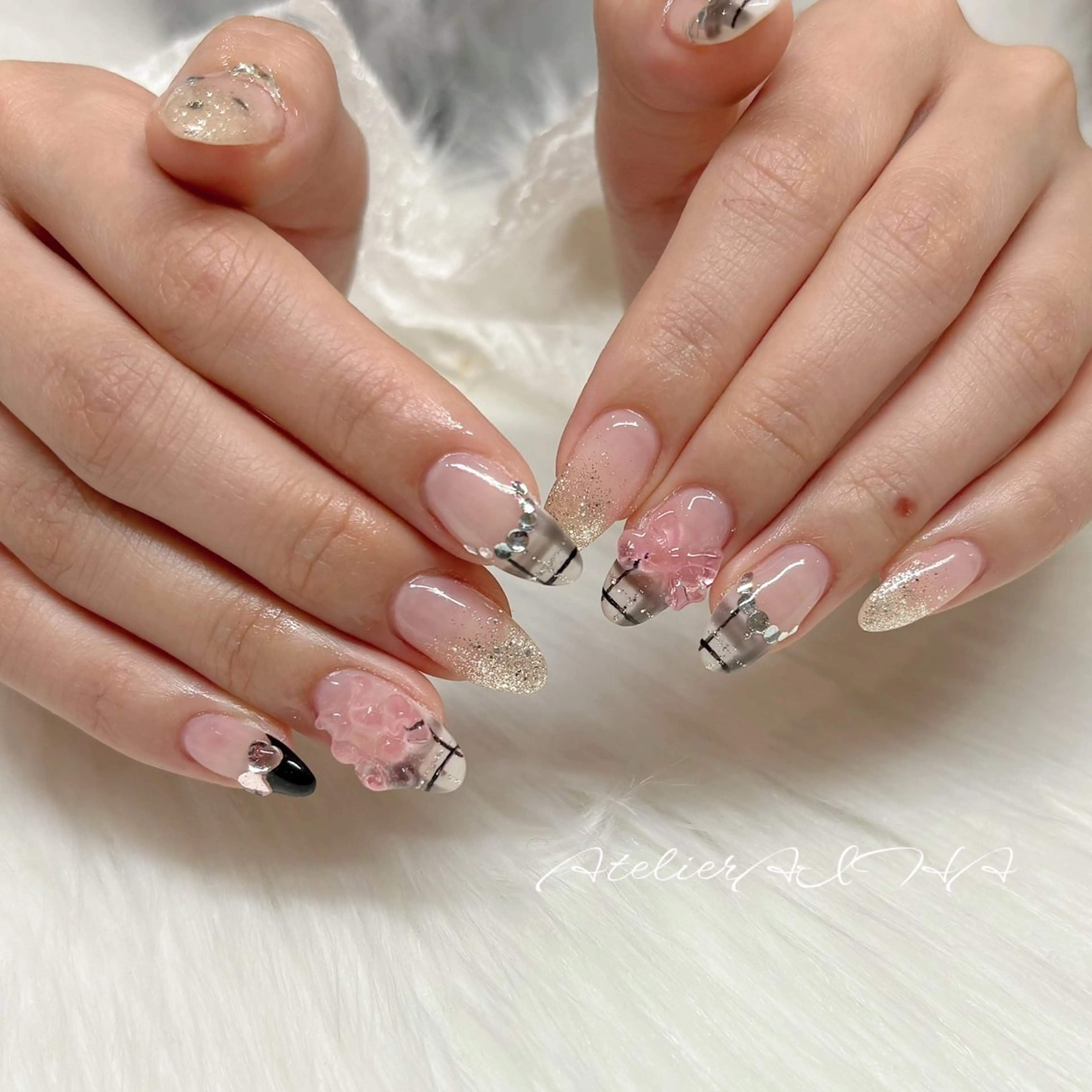 ネイル ハンドネイル アトリエAIHA★ フィルイン推奨サロンのネイルデザイン