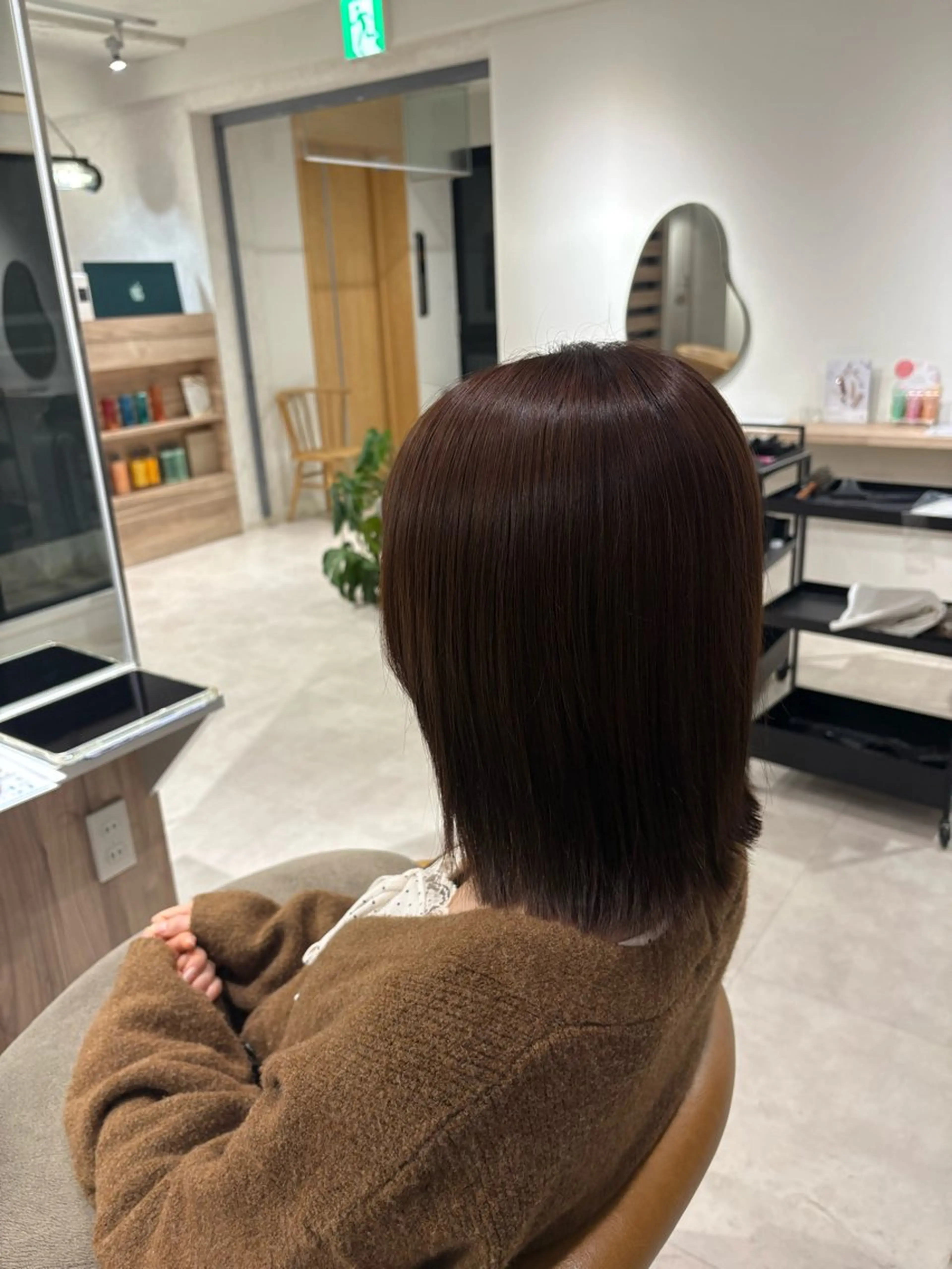 ミディアム カラー ヘアカラー トリートメント メンズカット/透明感 石山浩二のヘアスタイル