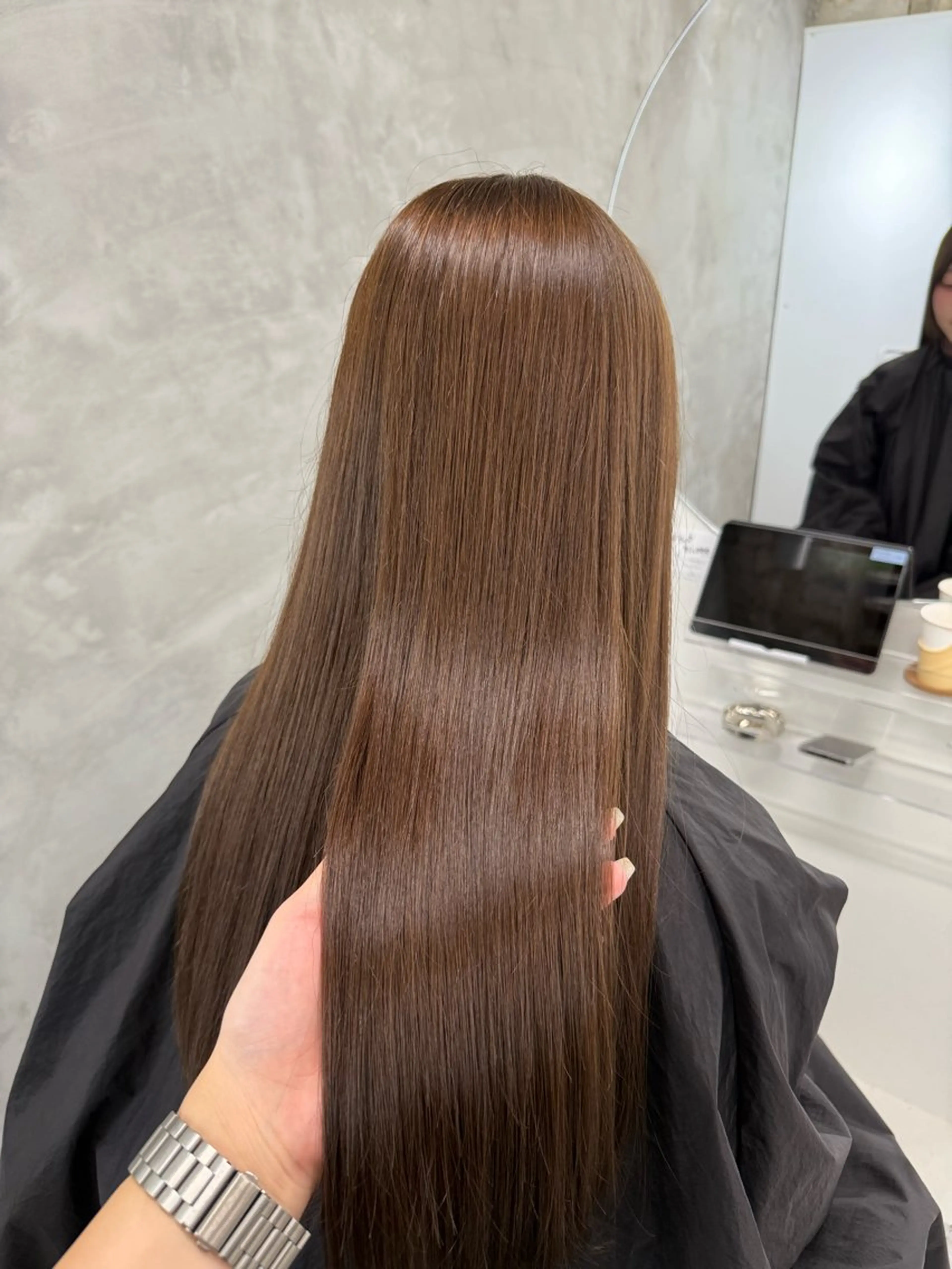 ロング カラー ヘアカラー トリートメント yuuna ✮ レイヤーカットのヘアスタイル