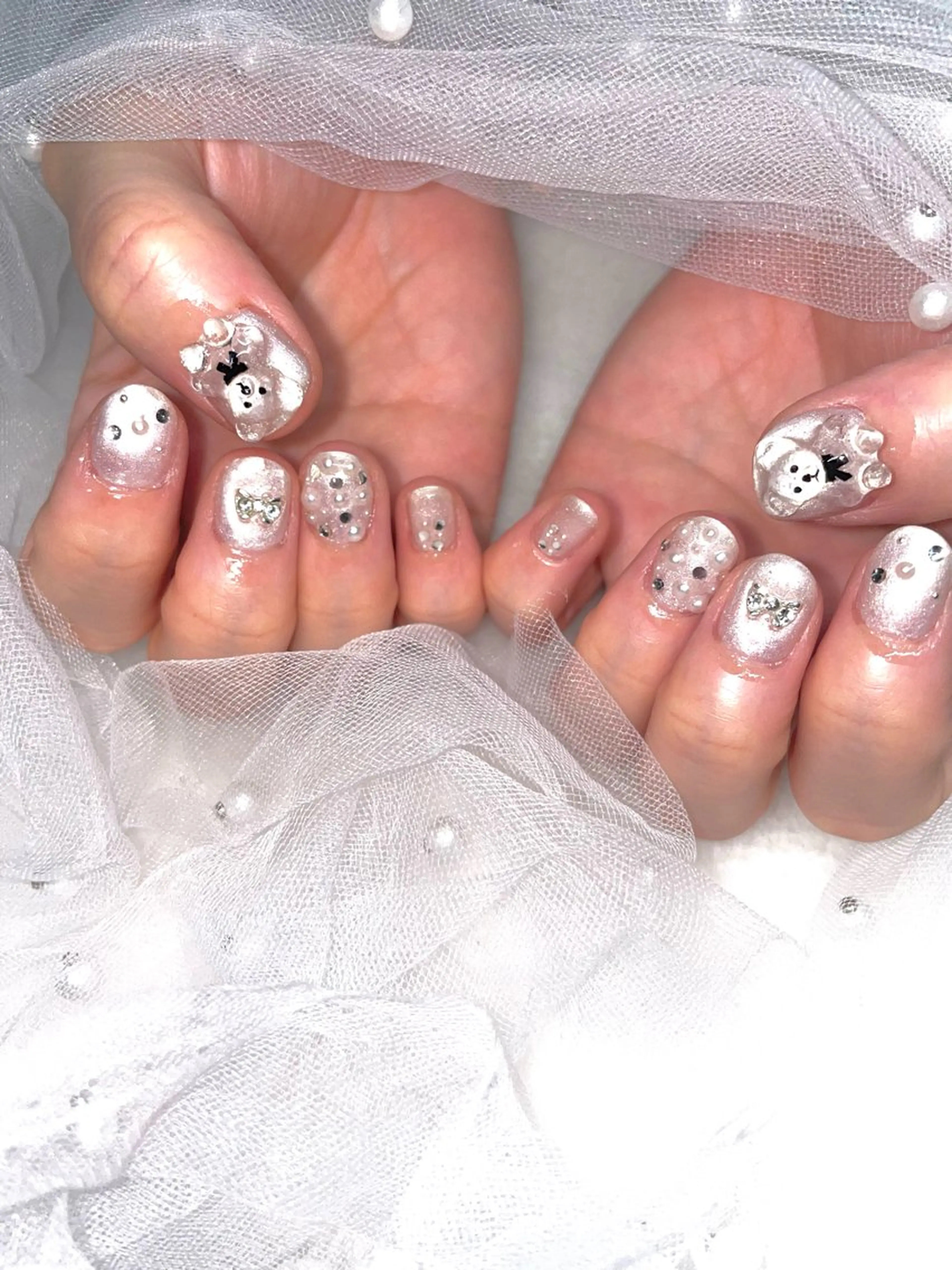 ネイル ラメ(グリッター) I-nail Moeのネイルデザイン