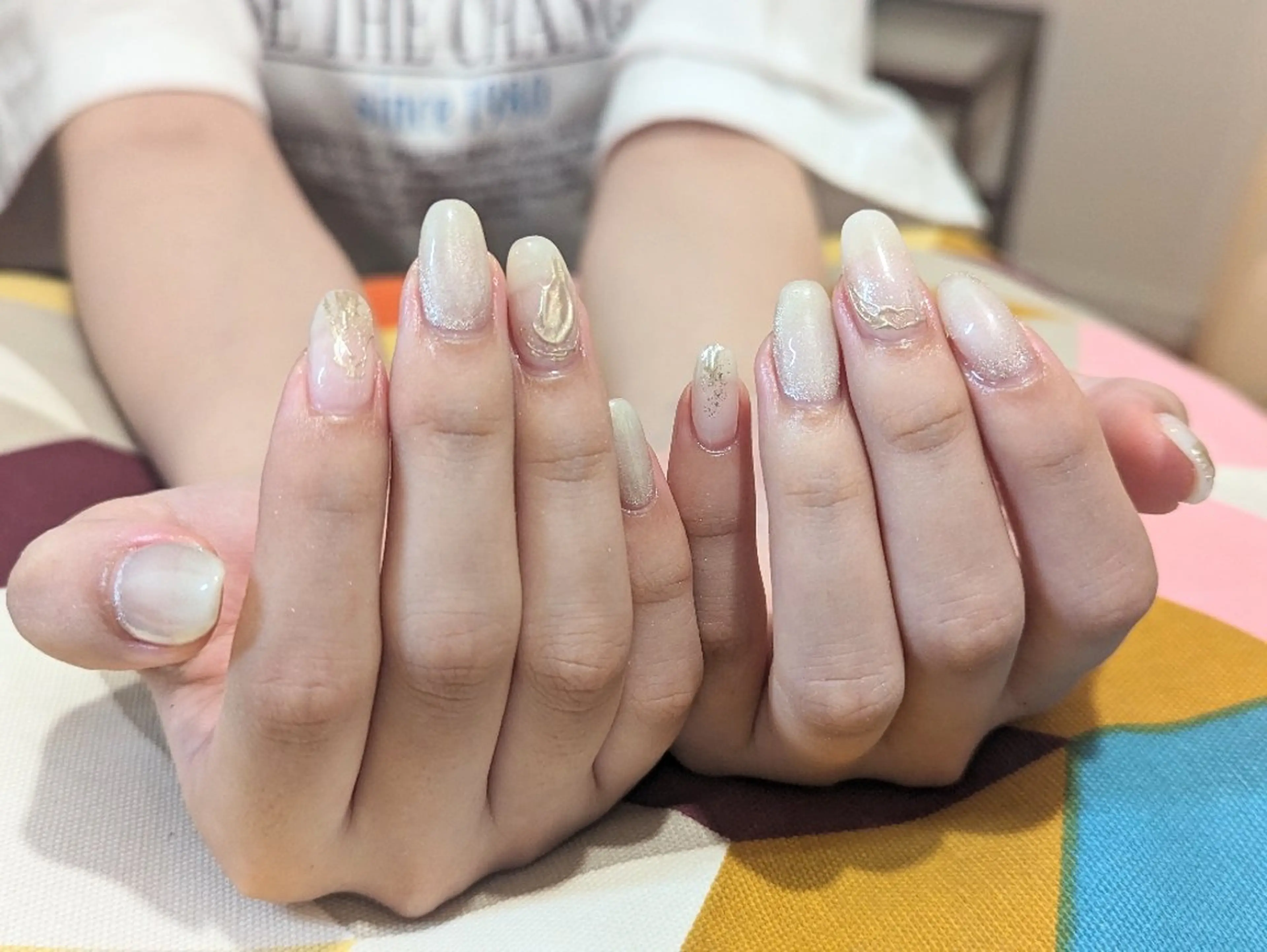 ネイル ニュアンスネイル VIBLISS福岡店 yurichanのネイルデザイン